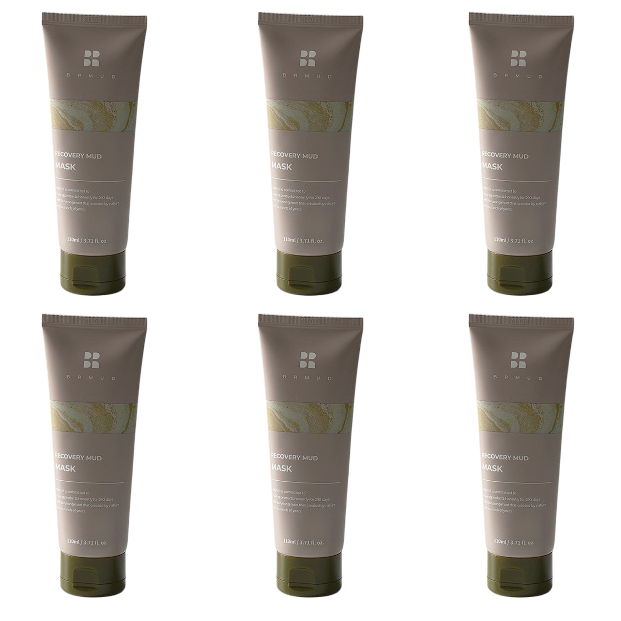 BRMUD Recovery Mud Mask 110ml (6 Packs)