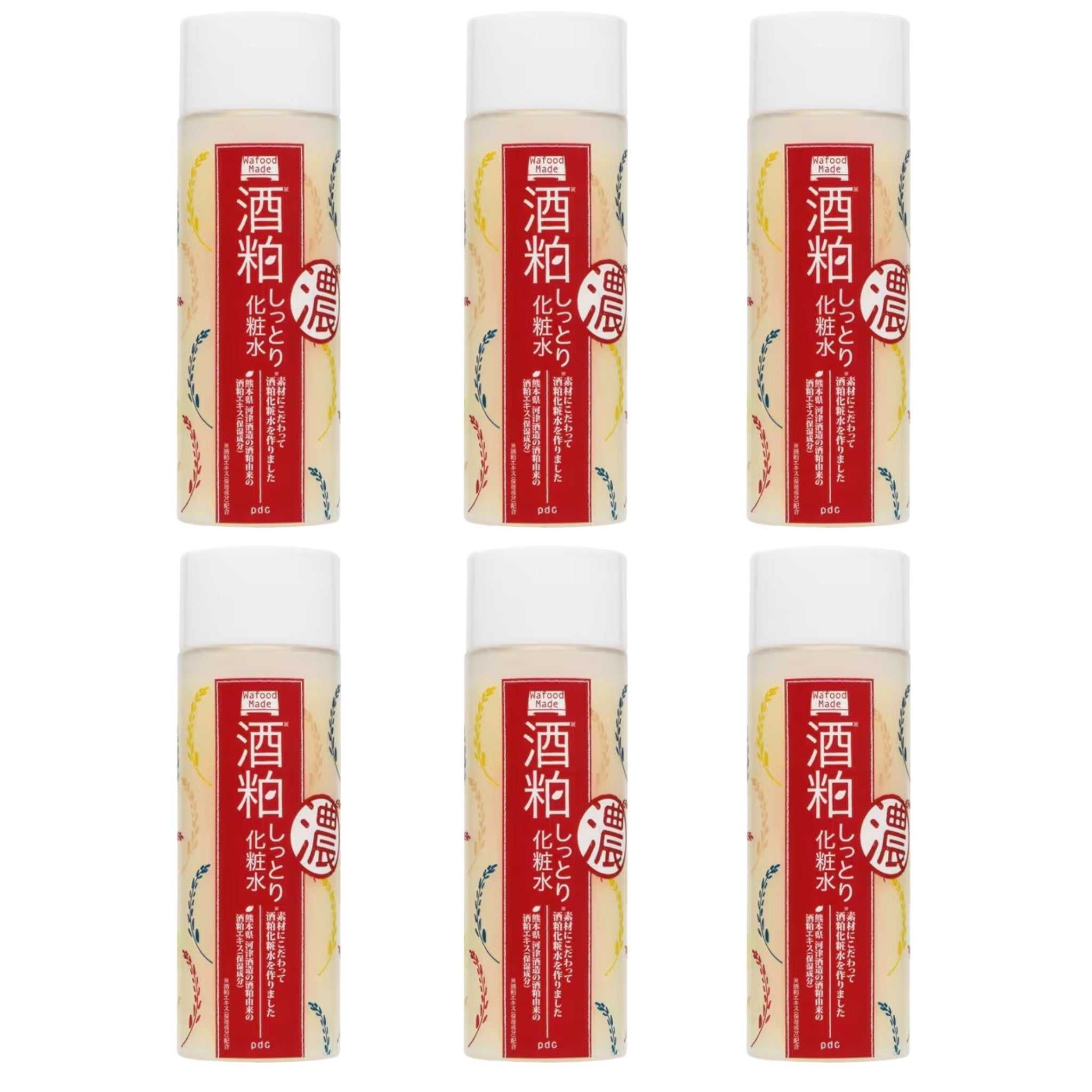 Wafood Made Fermented Rice Moisturizing Lotion 190ml (6 Packs)