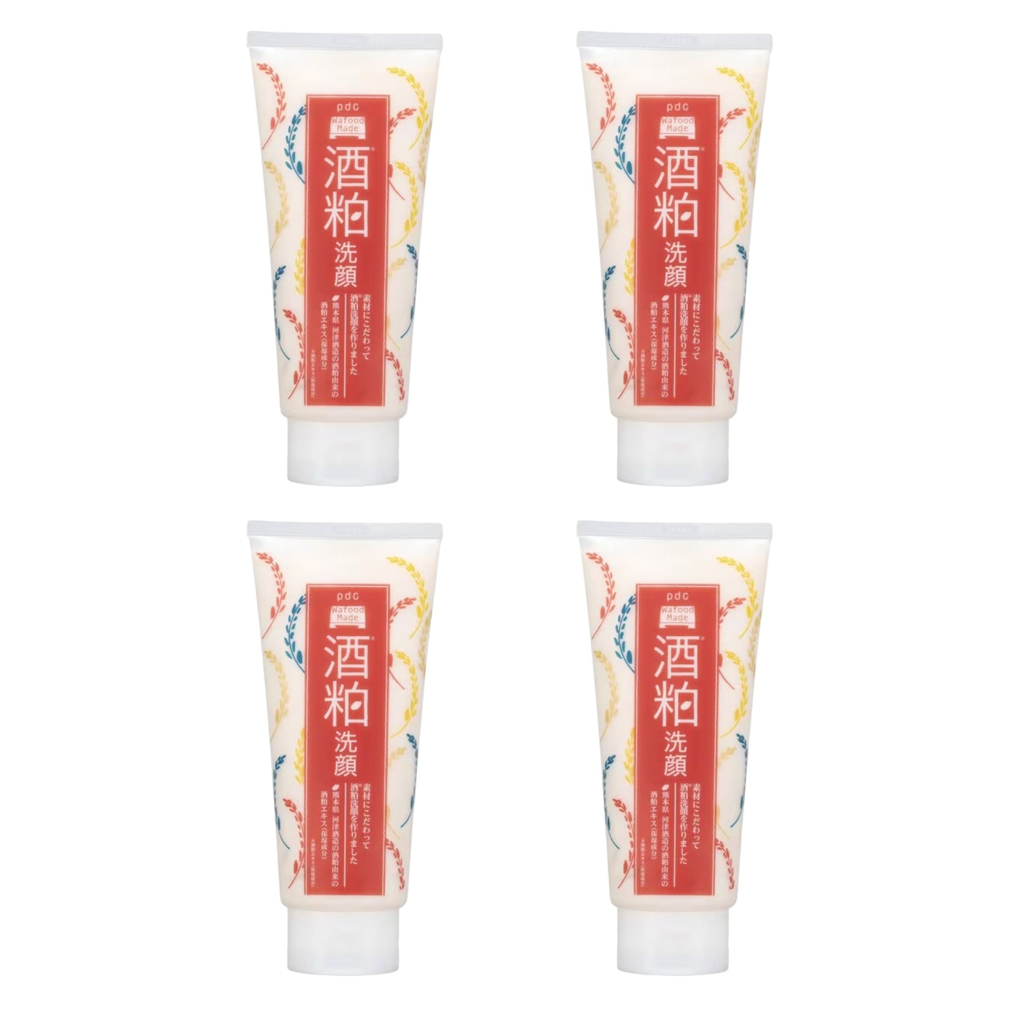 Wafood Made Fermented Rice Face Wash 170g (4 Packs)