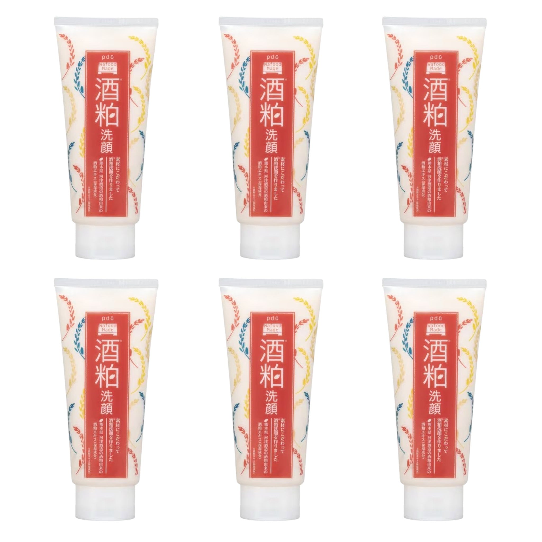 Wafood Made Fermented Rice Face Wash 170g (6 Packs)