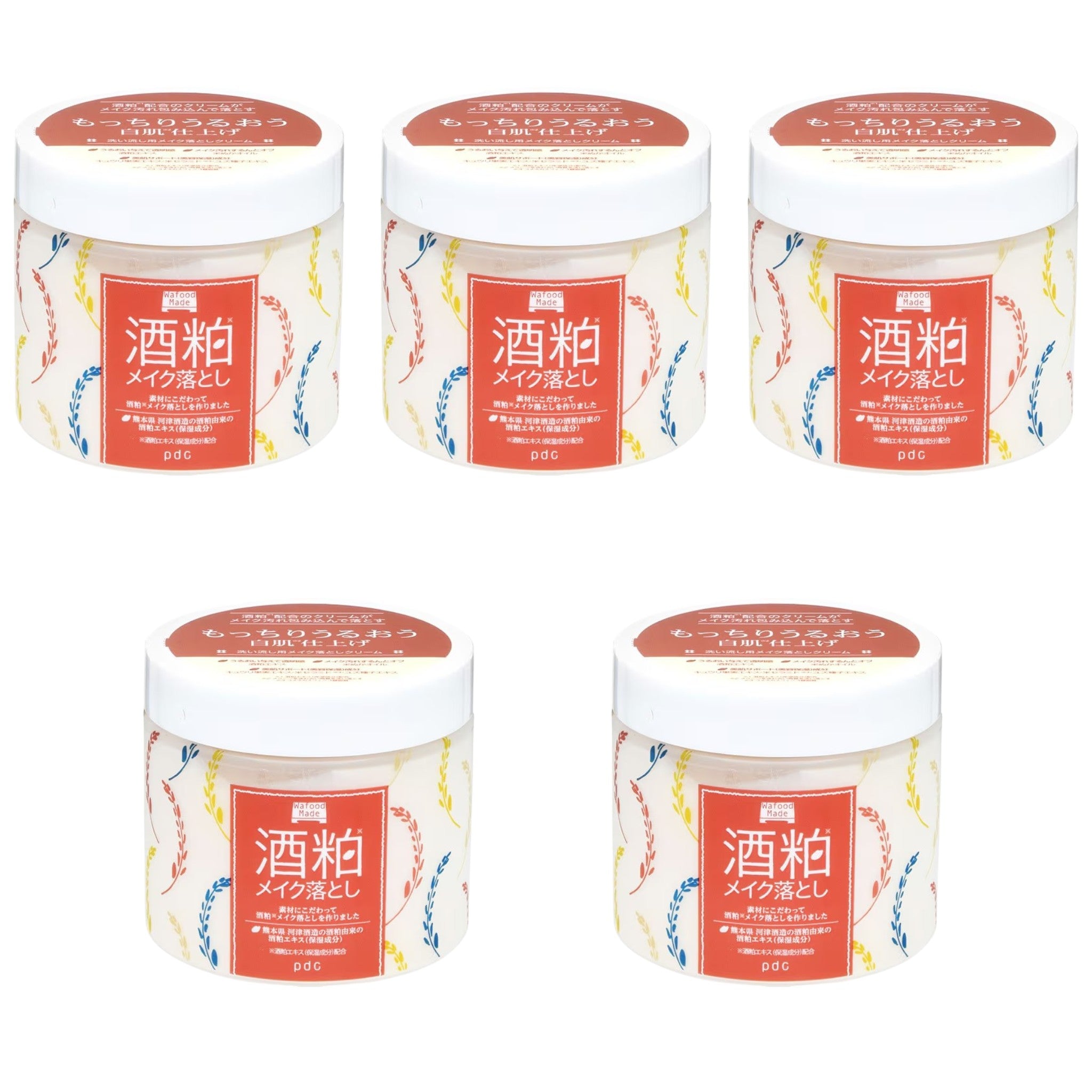 Wafood Made Fermented Rice Cleansing Gel 170g (5 Packs)