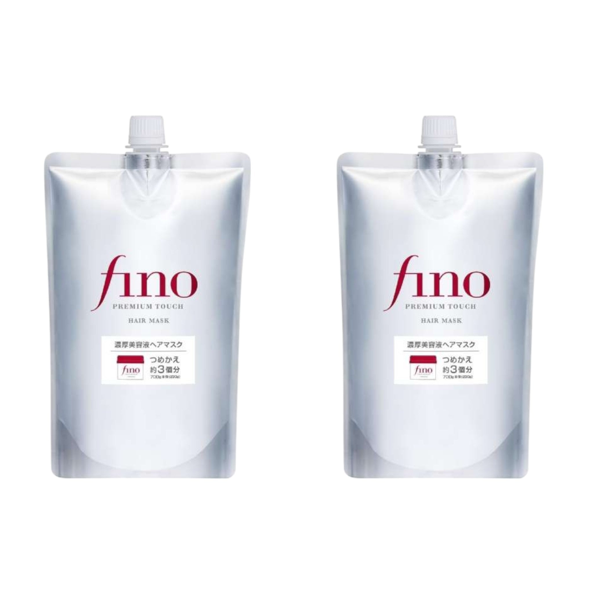 Fino Premium Touch Hair Mask Refill 700g (2 Packs)