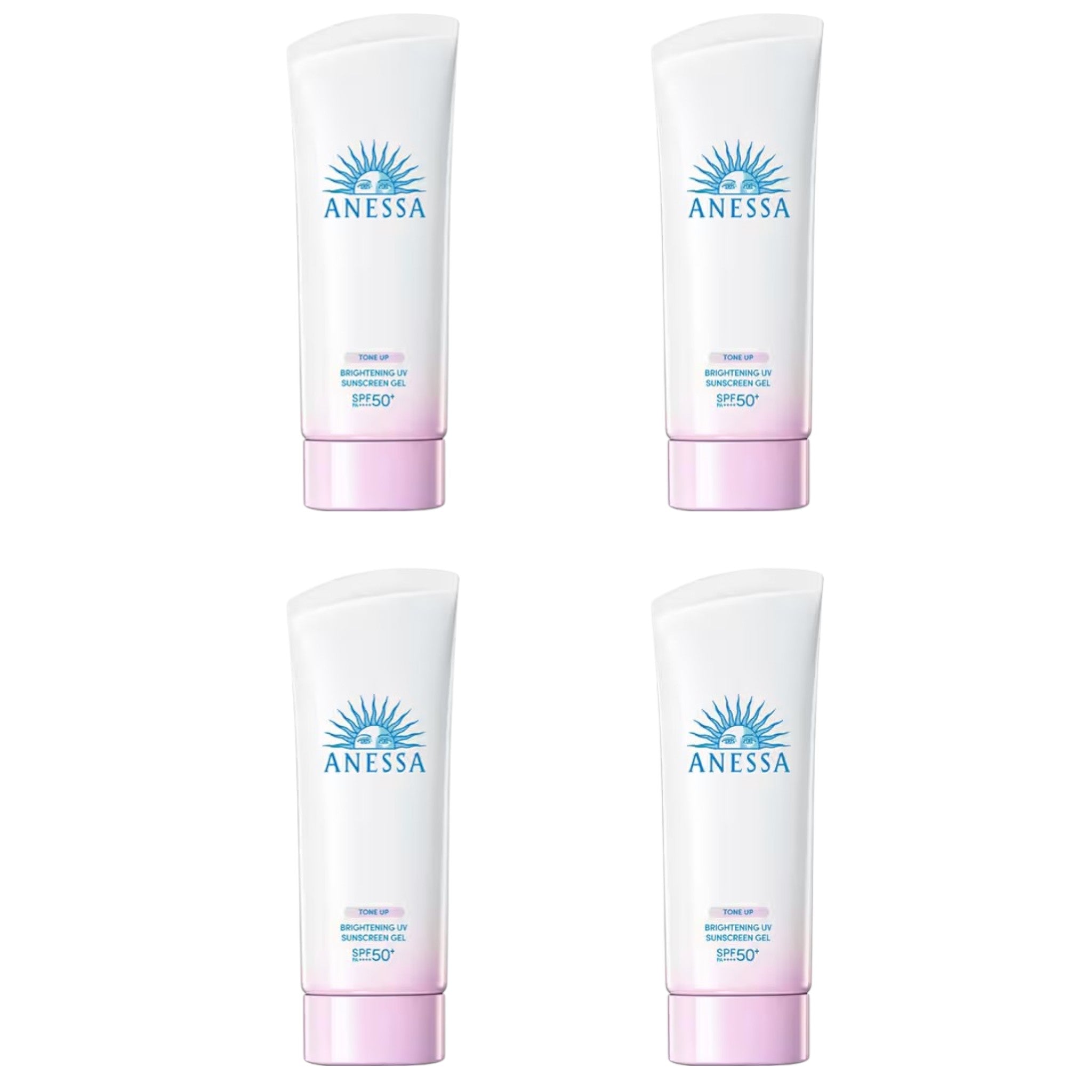ANESSA Brightening UV Gel N 90g SPF50+ PA++++ (4 Packs)