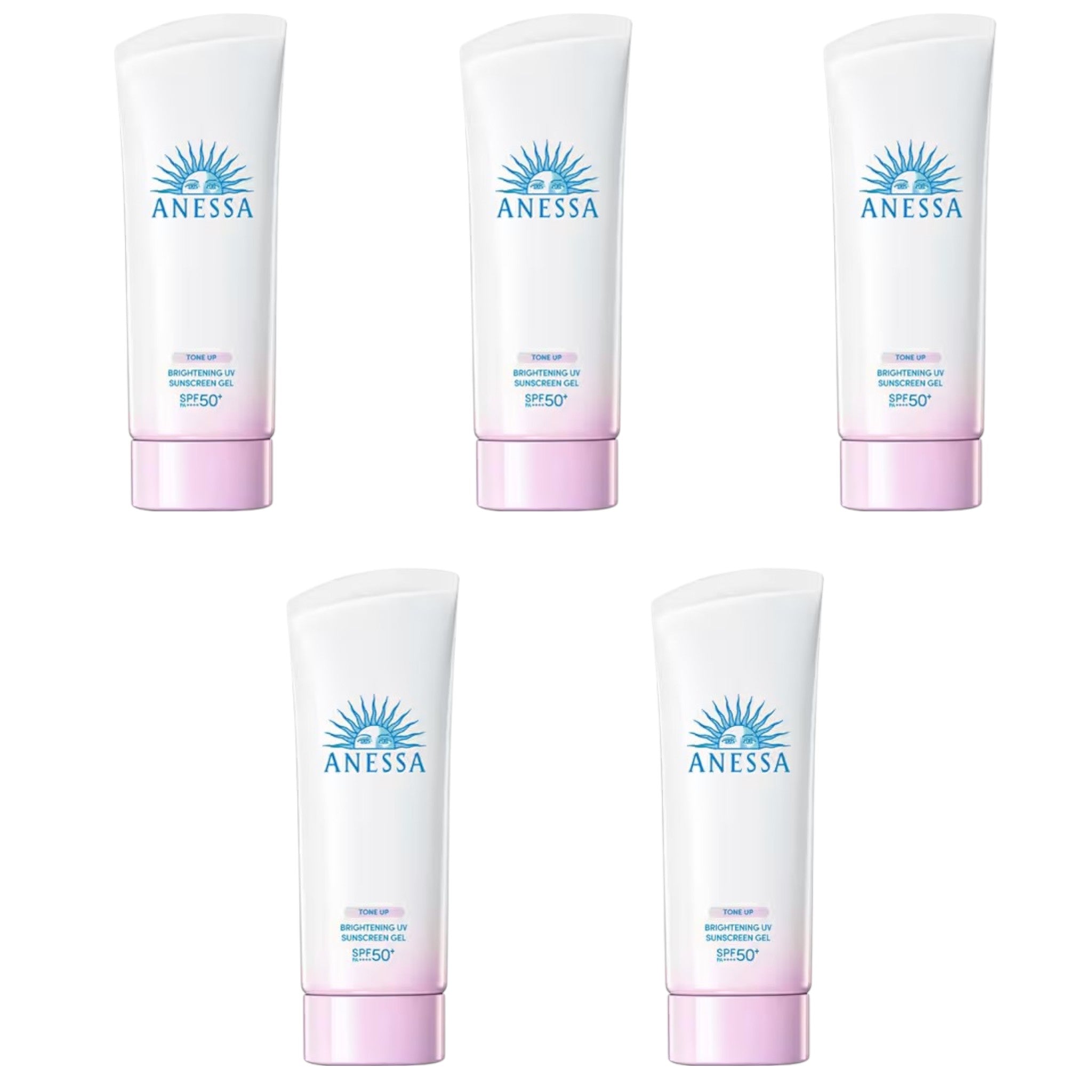 ANESSA Brightening UV Gel N 90g SPF50+ PA++++ (5 Packs)