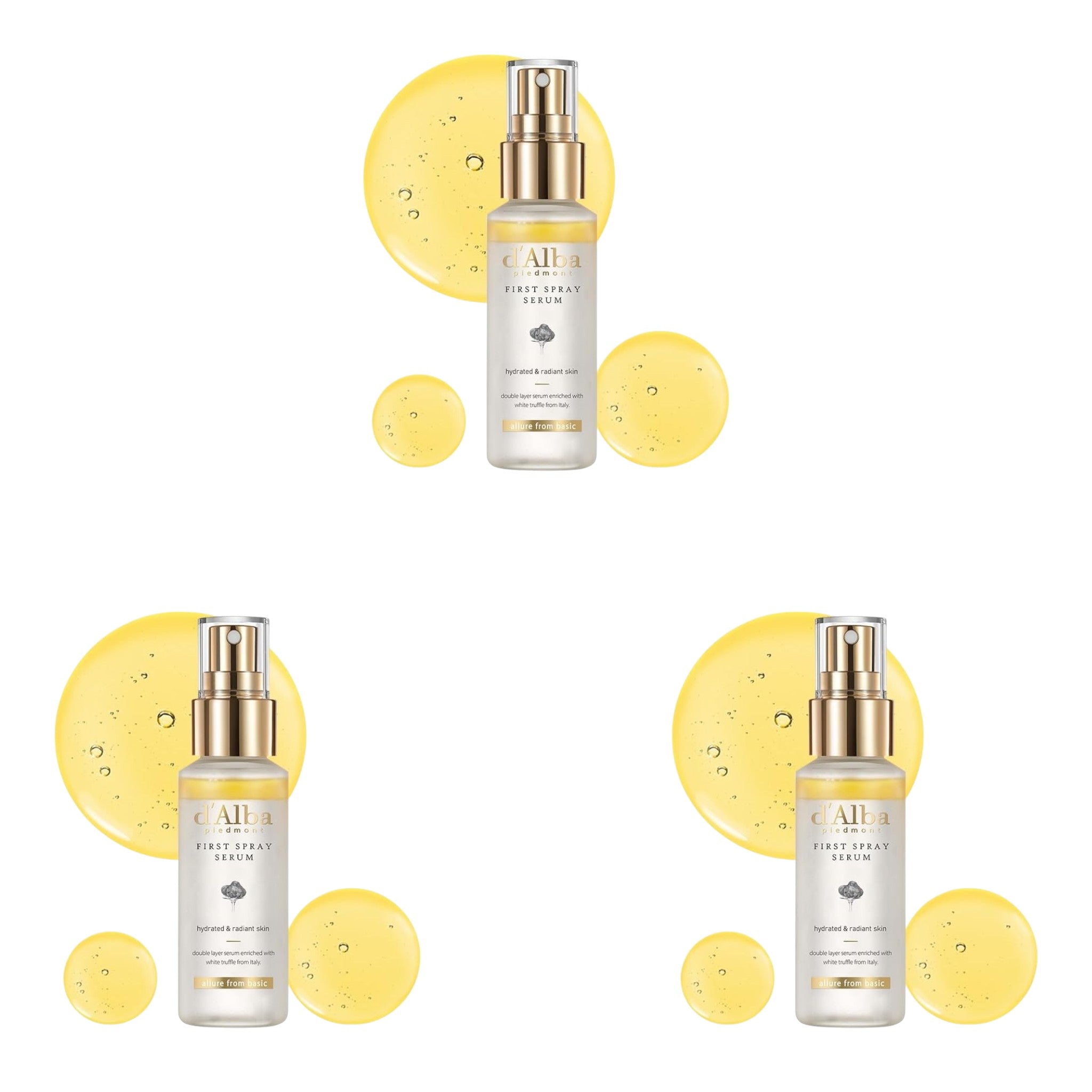 d'Alba White Truffle First Spray Serum 50ml (3 Packs)