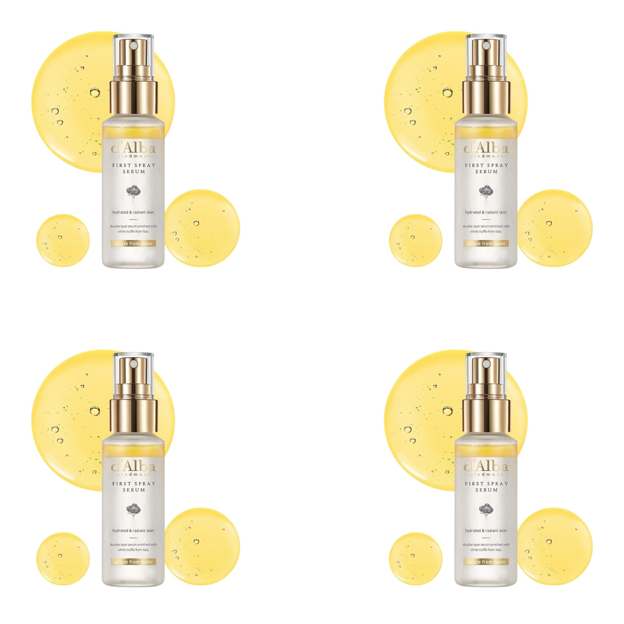 d'Alba White Truffle First Spray Serum 50ml (4 Packs)