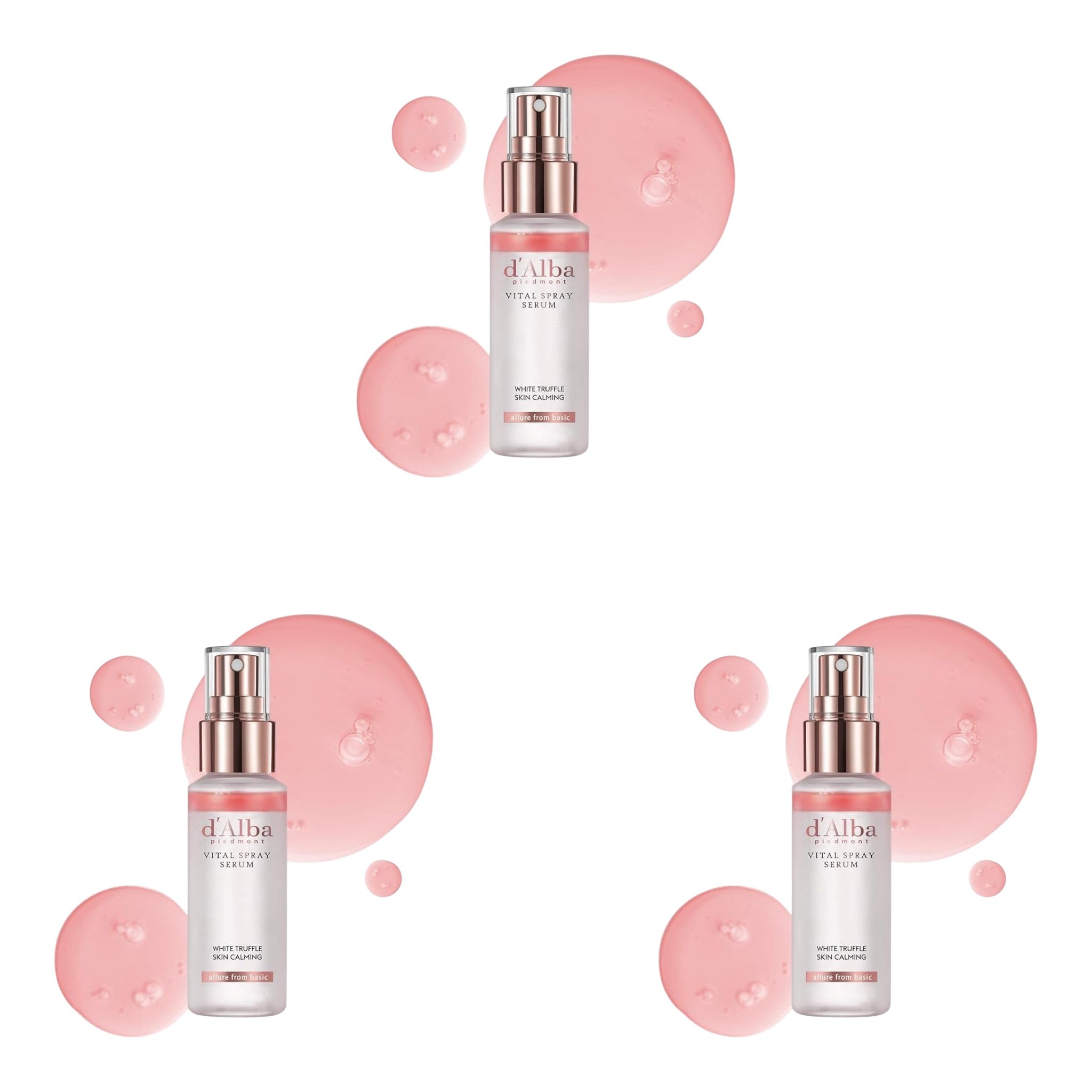 d'Alba White Truffle Vital Spray Serum 50ml (3 Packs)