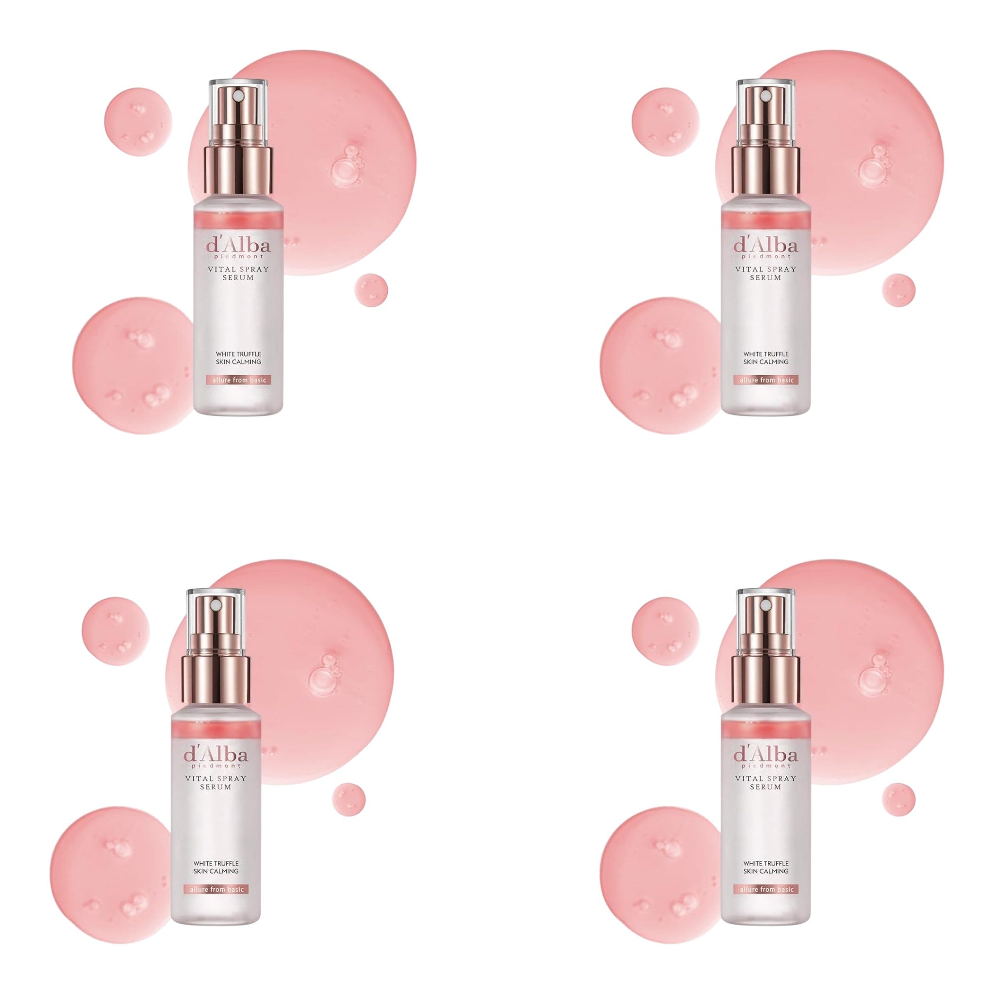 d'Alba White Truffle Vital Spray Serum 50ml (4 Packs)