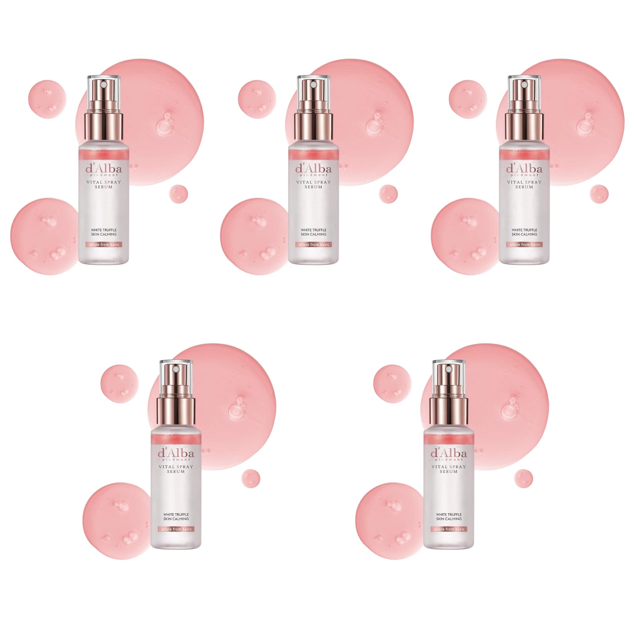 d'Alba White Truffle Vital Spray Serum 50ml (5 Packs)