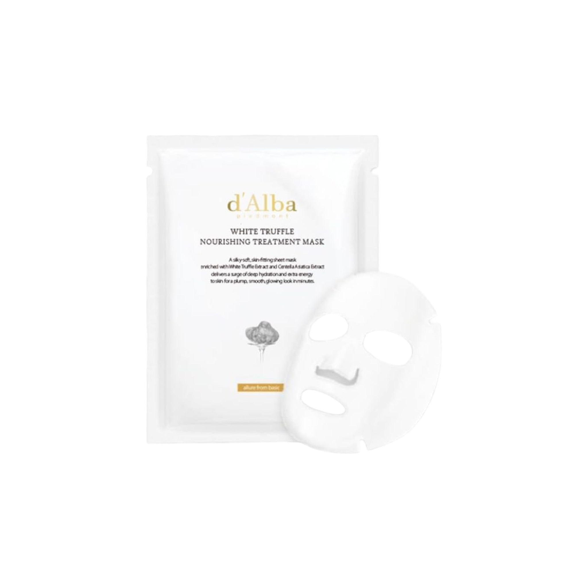 d'Alba White Truffle Nourishing Treatment Mask (5 Sheets) (1 Pack)