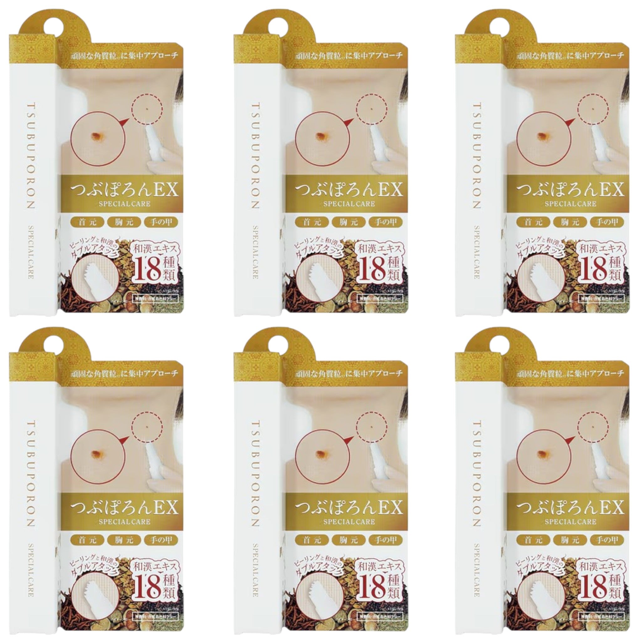 Tsubuporon EX Keratin Care Gel (6 Packs)