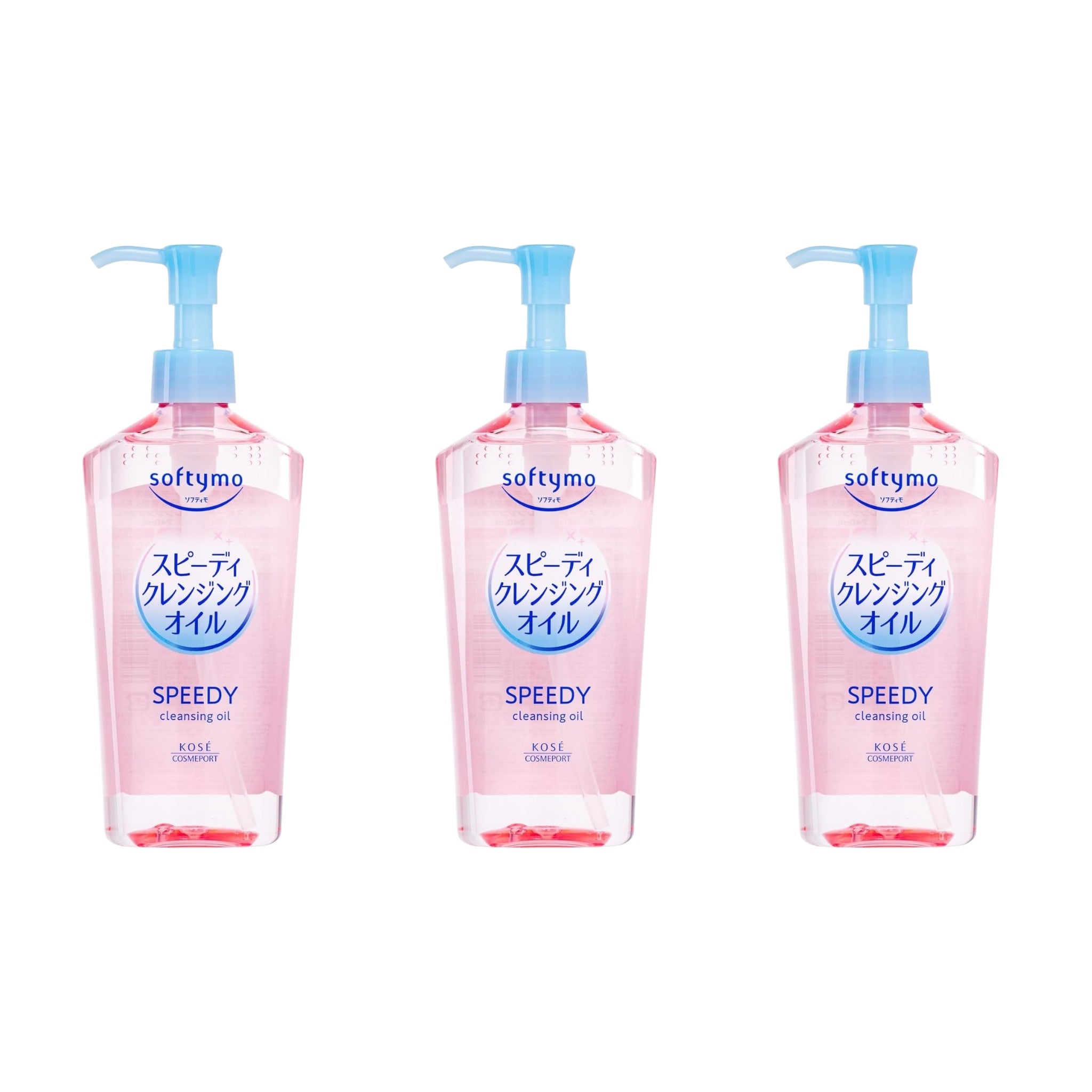 KOSE Softymo Speedy Cleansing Oil 8.12 fl oz (240ml) – 3 Packs