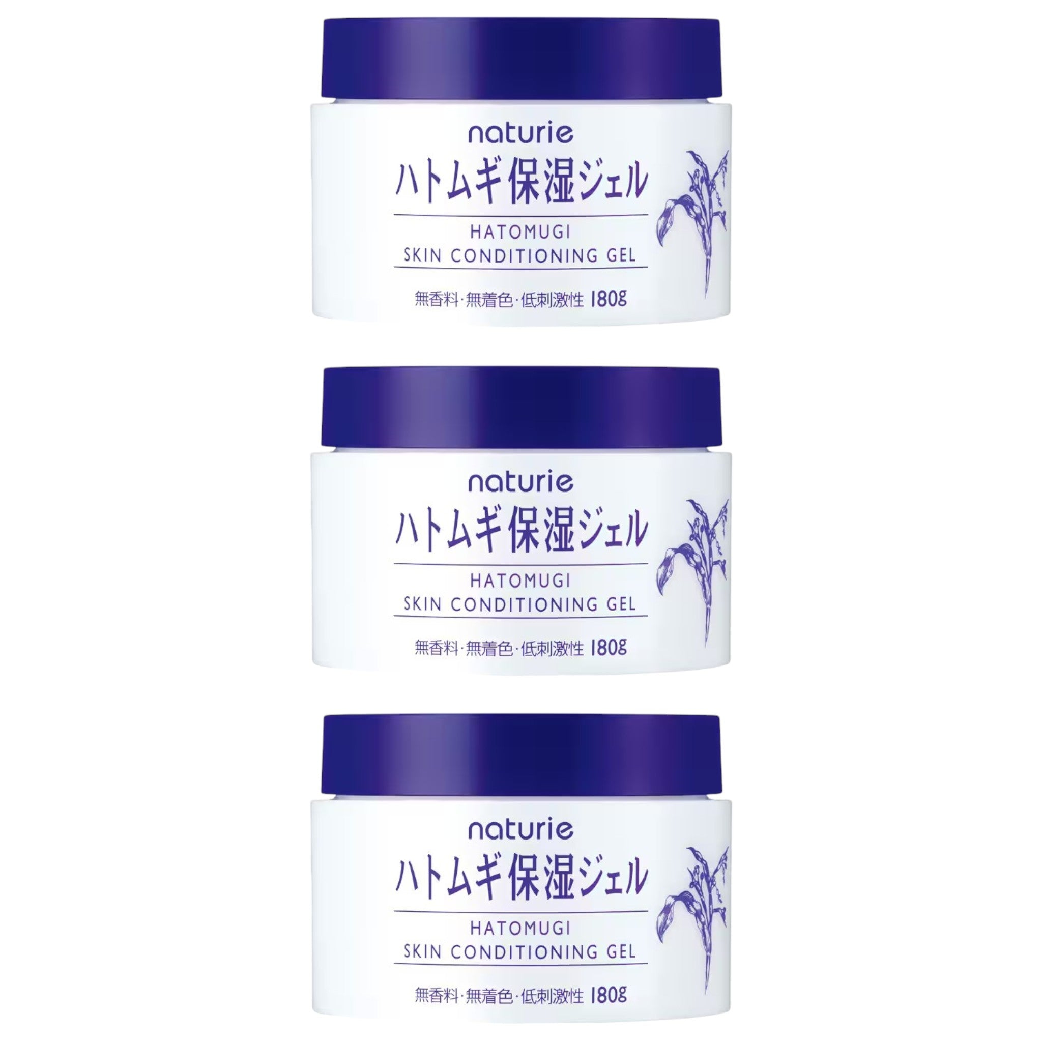 Hatomugi Skin Conditioning Gel 6.35 oz (180g) โ 3 Packs