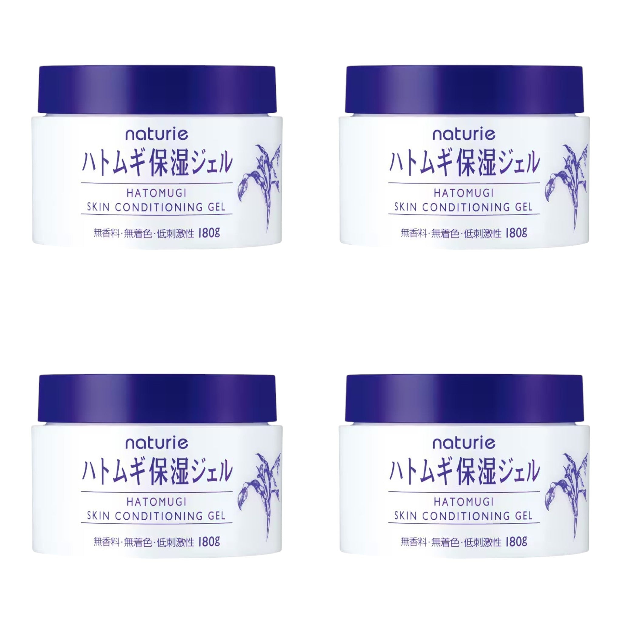 Hatomugi Skin Conditioning Gel 6.35 oz (180g) โ 4 Packs