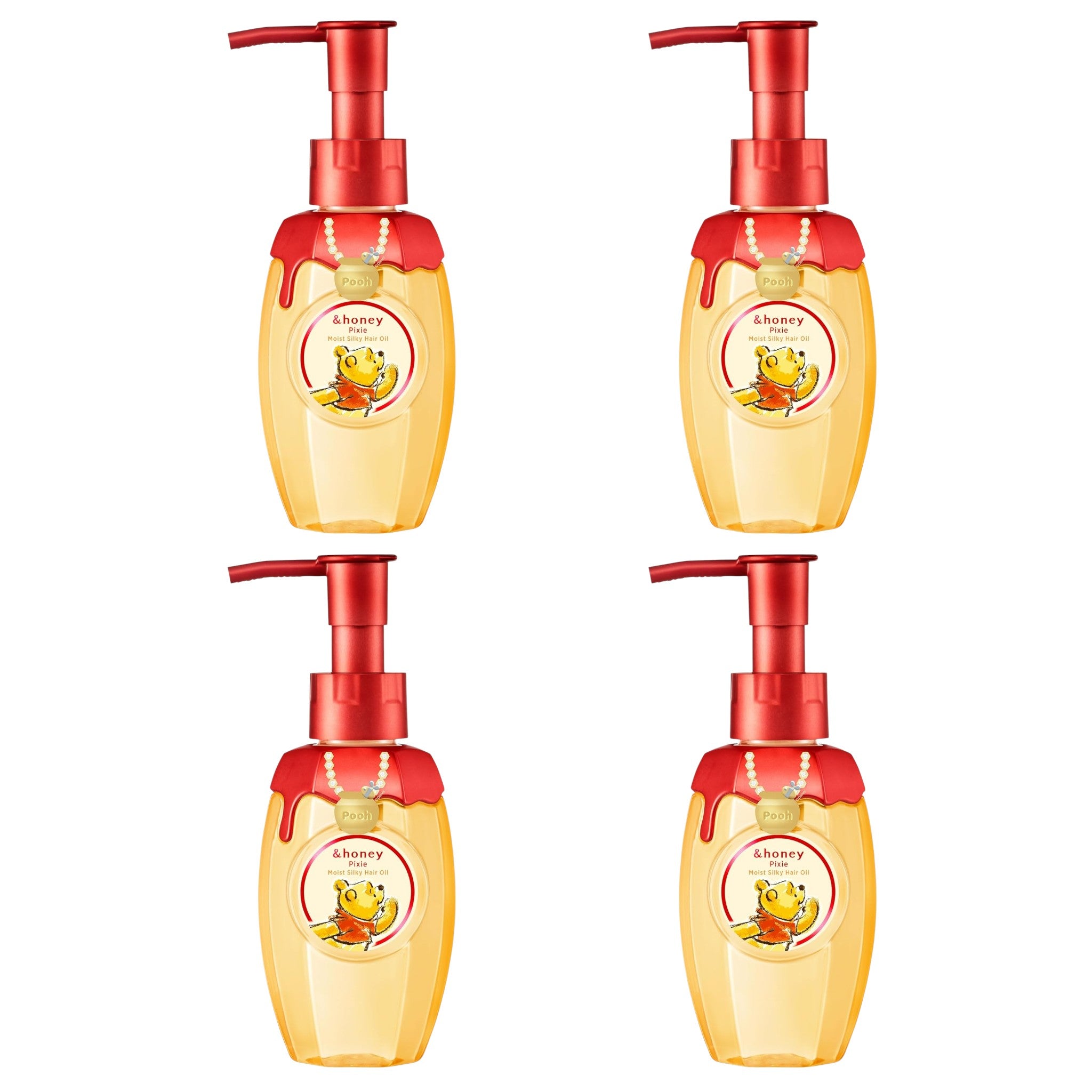 &honey Pixie Moist Silky Hair Oil 3.4 fl oz (100mL) × 4