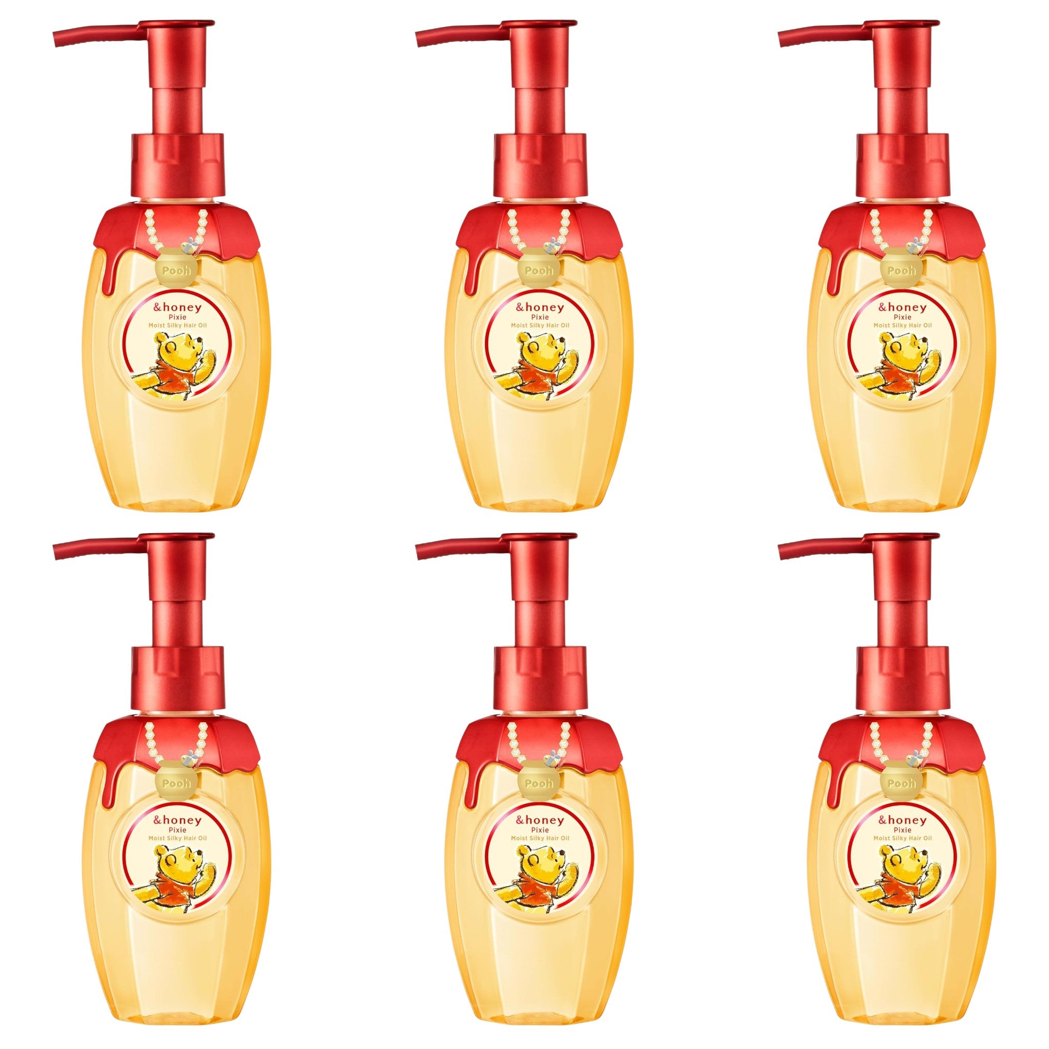 &honey Pixie Moist Silky Hair Oil 3.4 fl oz (100mL) × 6