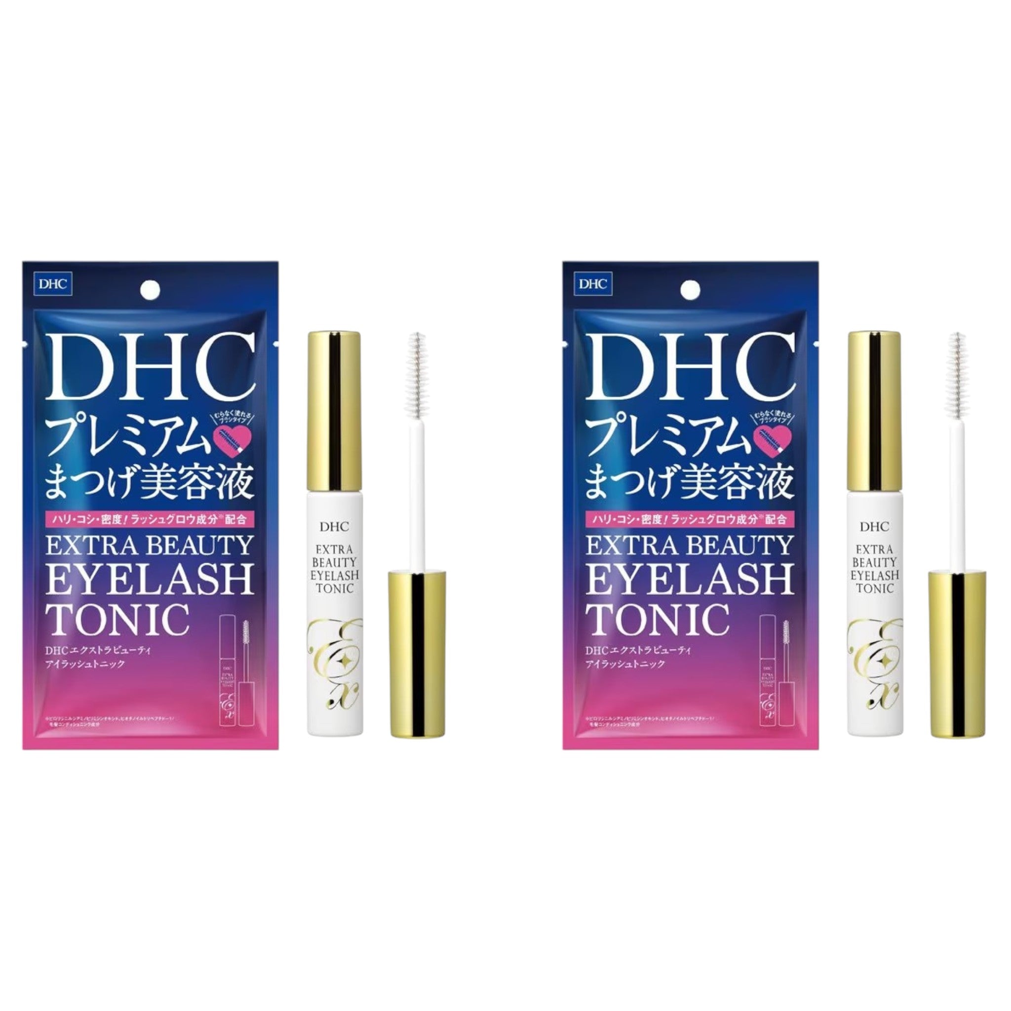 DHC Extra Beauty Eyelash Tonic 0.21 fl oz (6.5mL) × 2