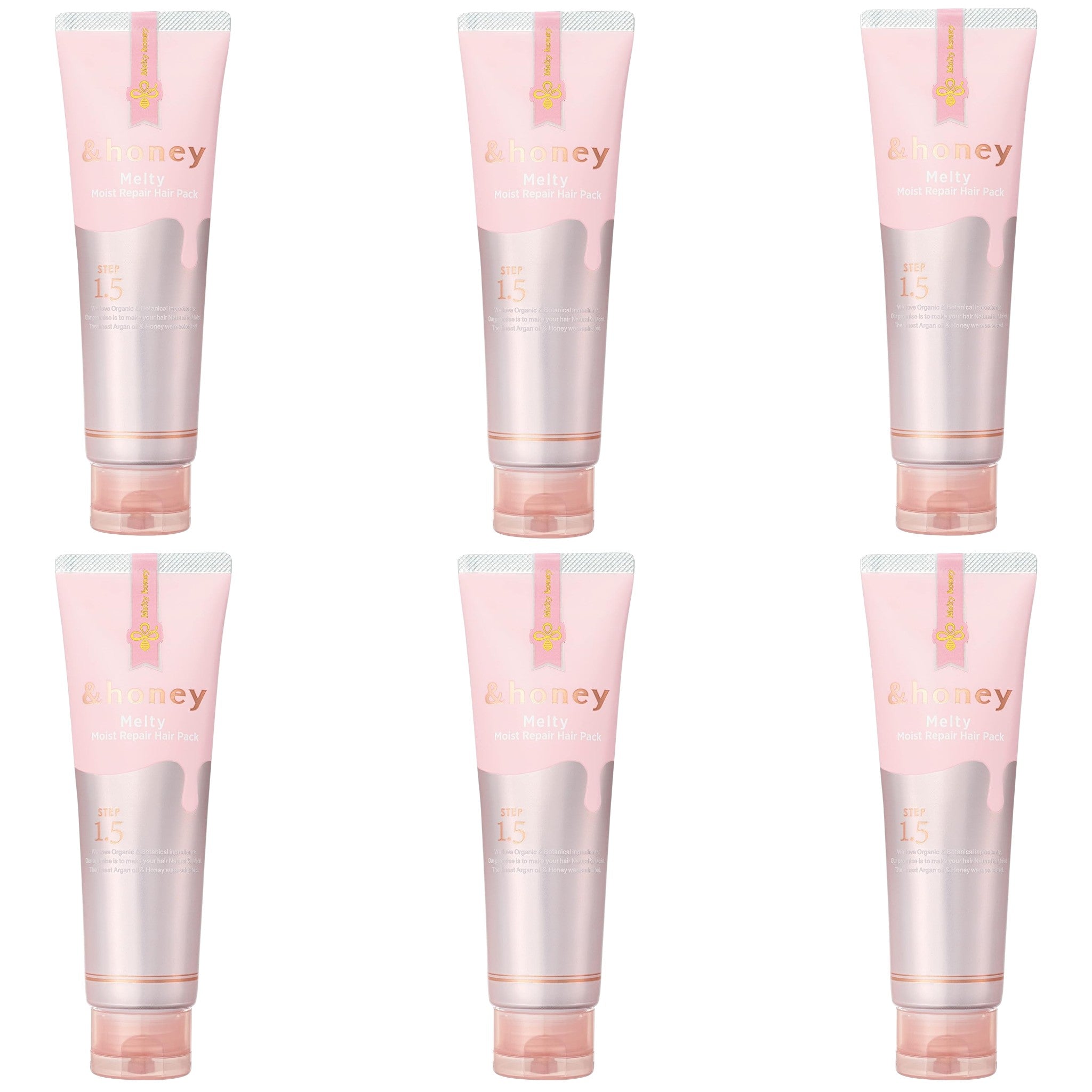 &honey Melty Moist Repair Hair Pack 1.5 4.6 oz (130g) × 6