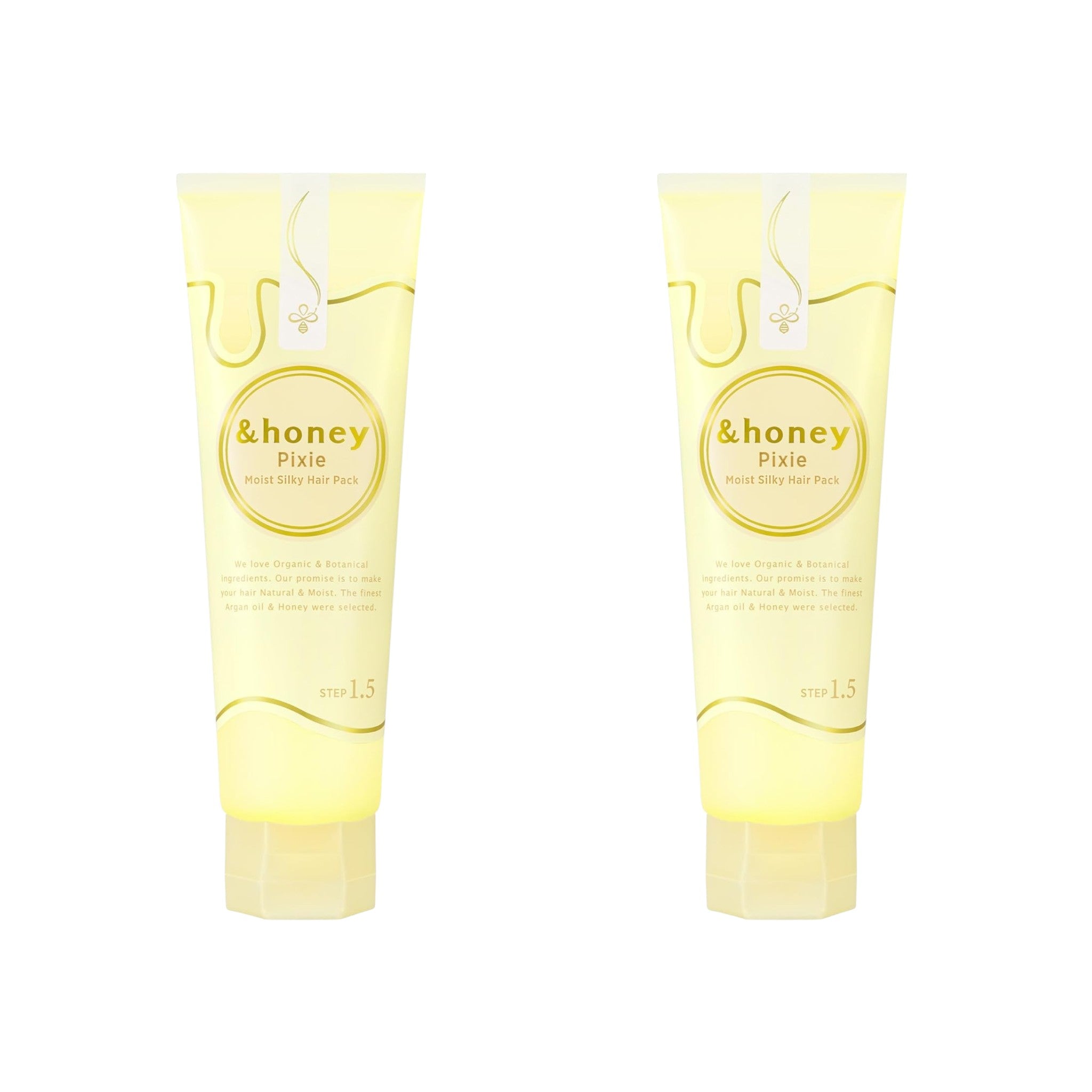&honey Pixie Moist Silky Hair Pack 1.5 4.6 oz (130g) × 2