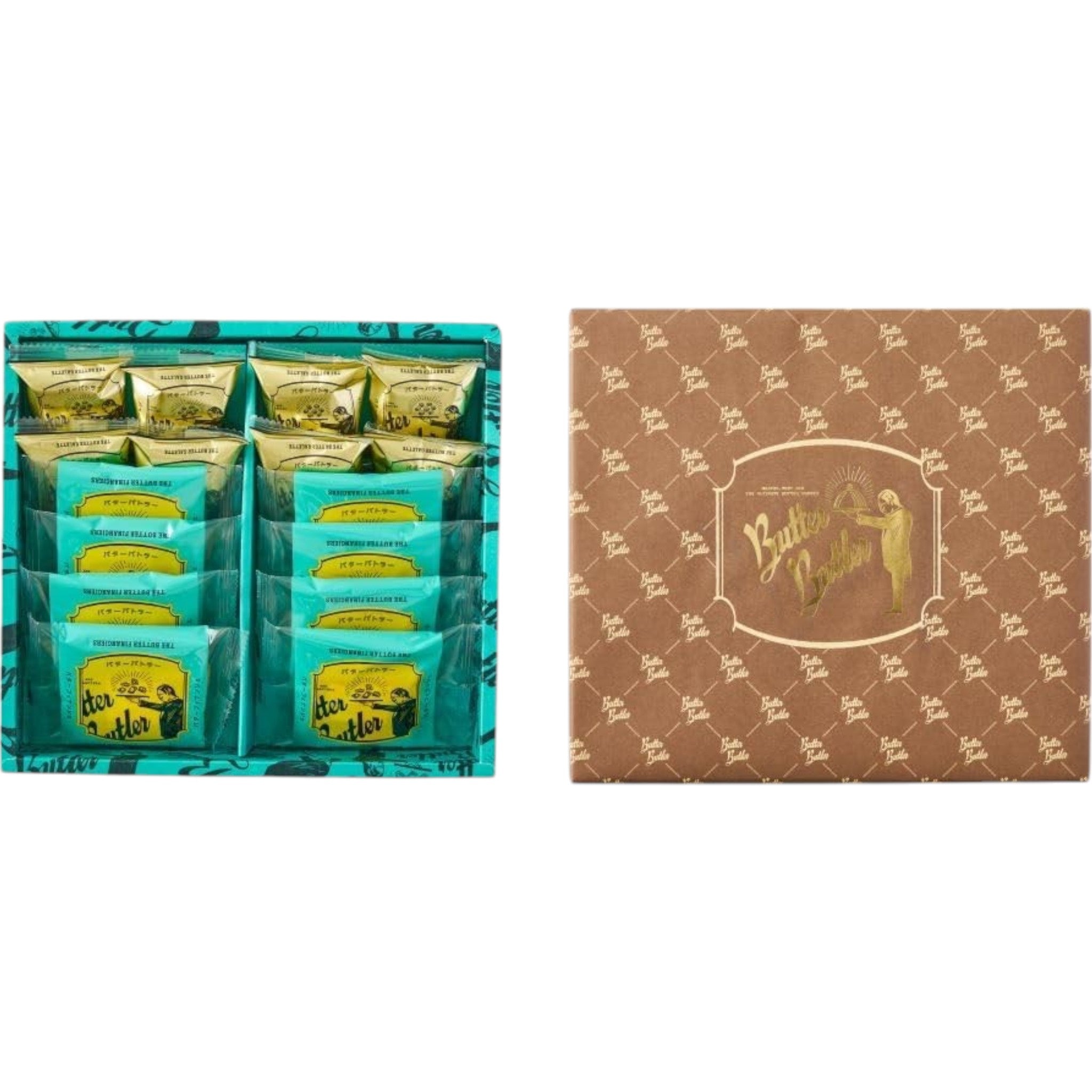 Butter Butler Selection Gift Box (16 Pieces โ Financier & Galette, Tokyo Souvenir)