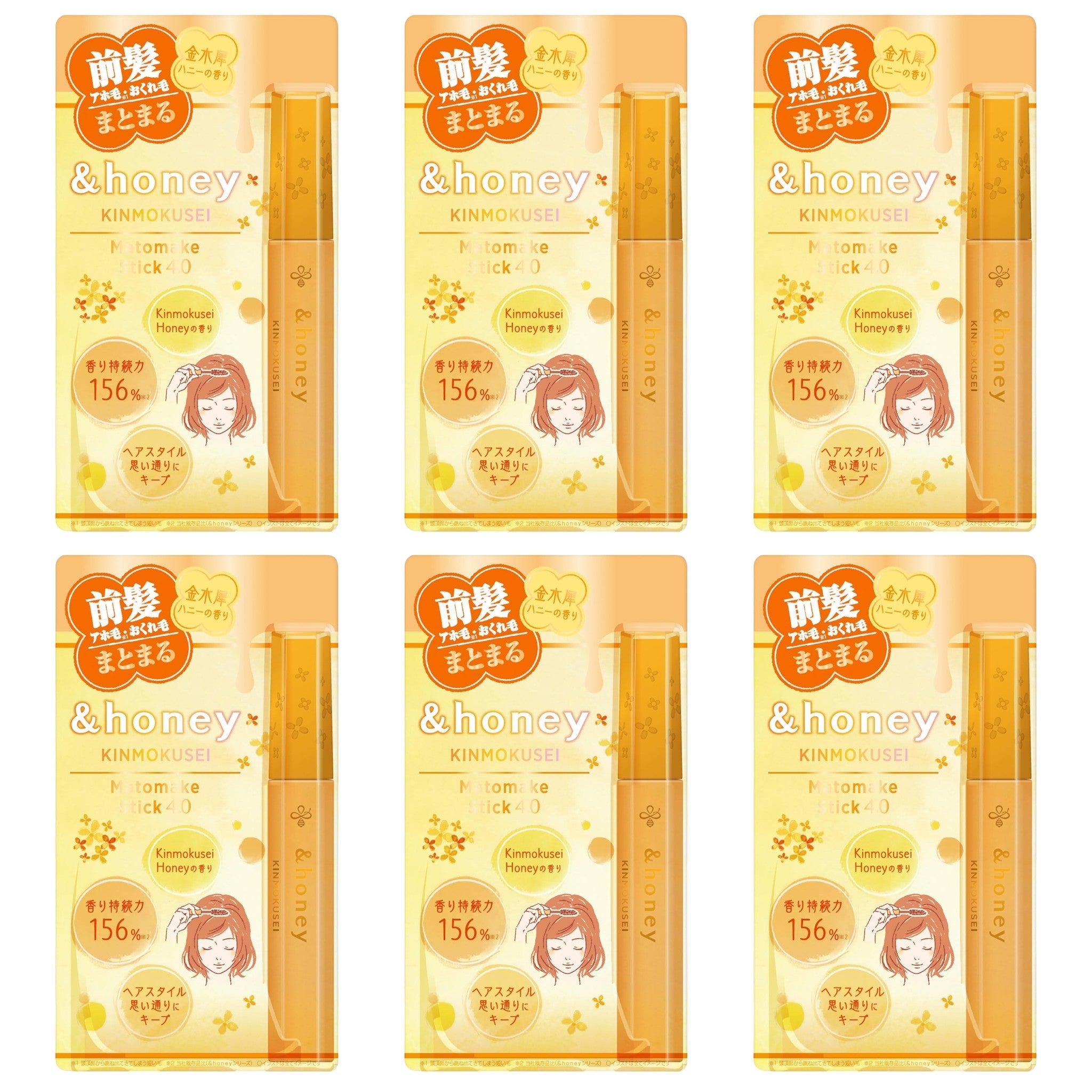 &honey Kinmokusei Matomake Stick 4.0 0.32 oz (9g) ×6