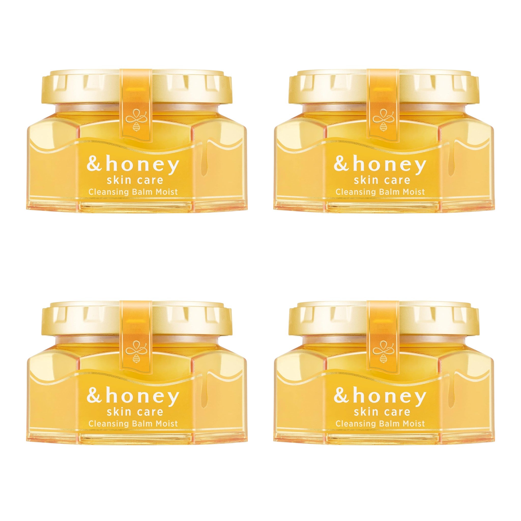&honey Cleansing Balm Moist 3.17 oz (90g) – 4 Packs