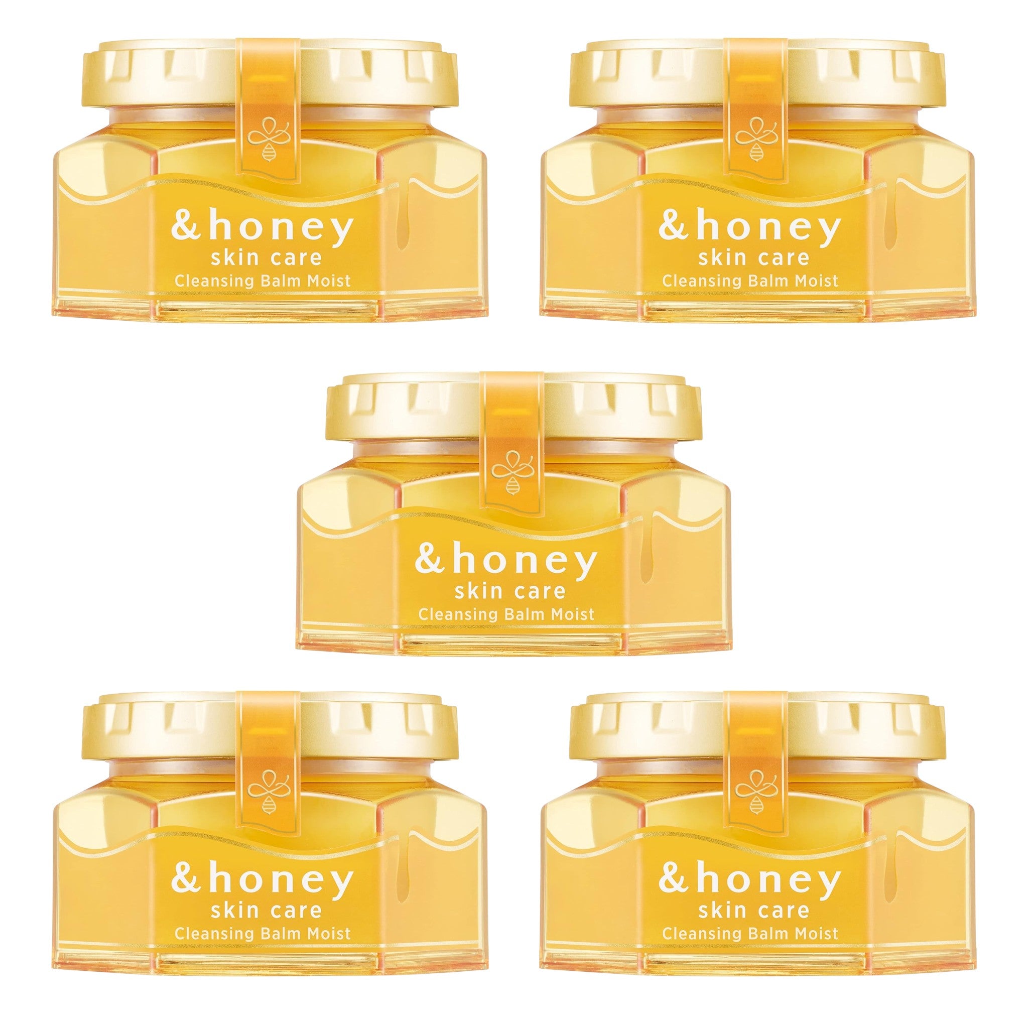 &honey Cleansing Balm Moist 3.17 oz (90g) – 5 Packs