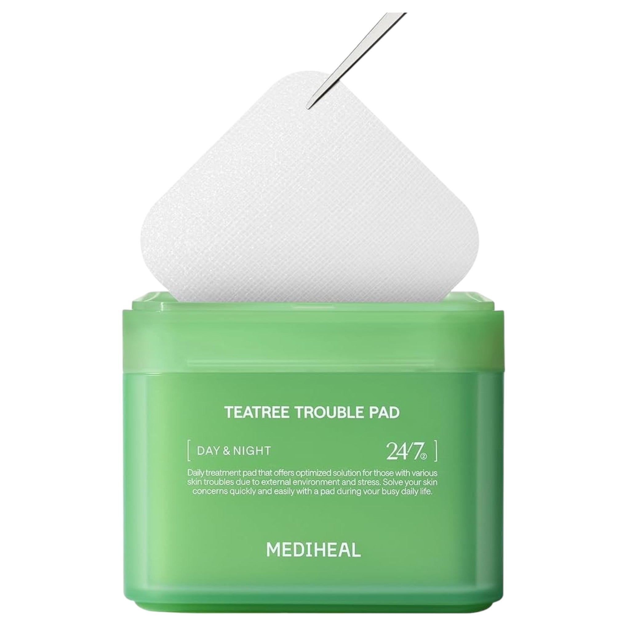 MEDIHEAL Square Toner Pad Tea Tree 100 Pads 170mL (1–6 Packs)