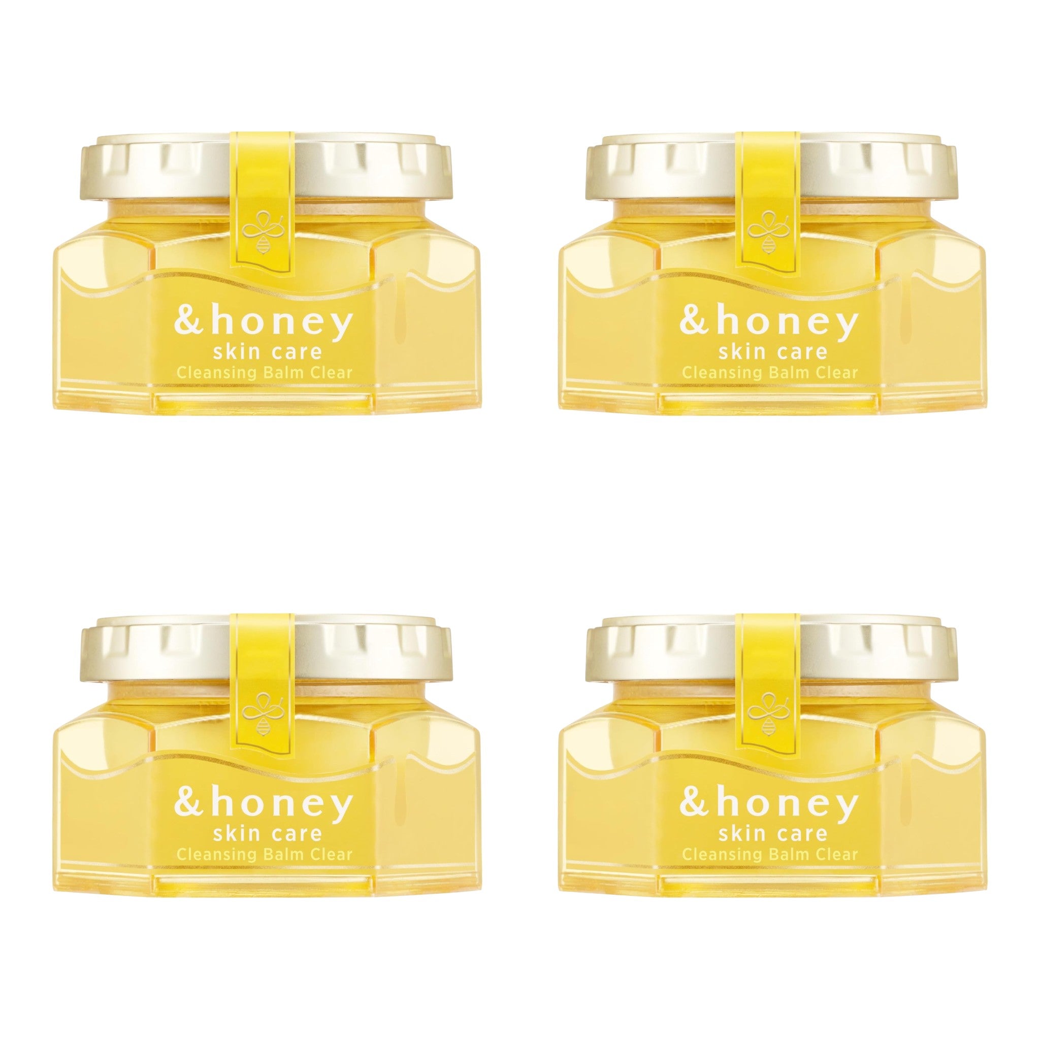 &honey Cleansing Balm Clear 3.17 oz (90g) – 4 Packs