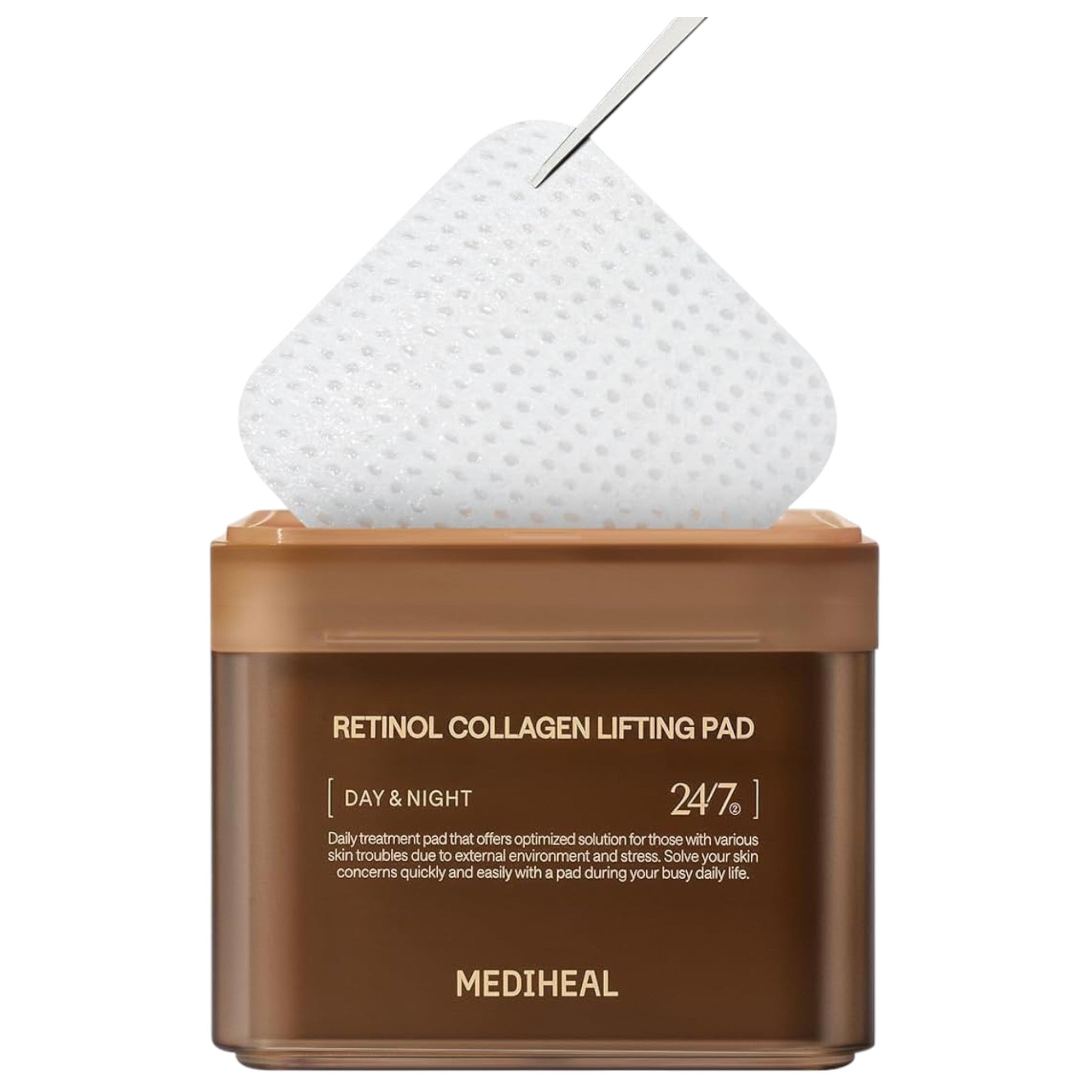 MEDIHEAL Square Toner Pad Retinol 100 Pads 170mL (1–6 Packs)