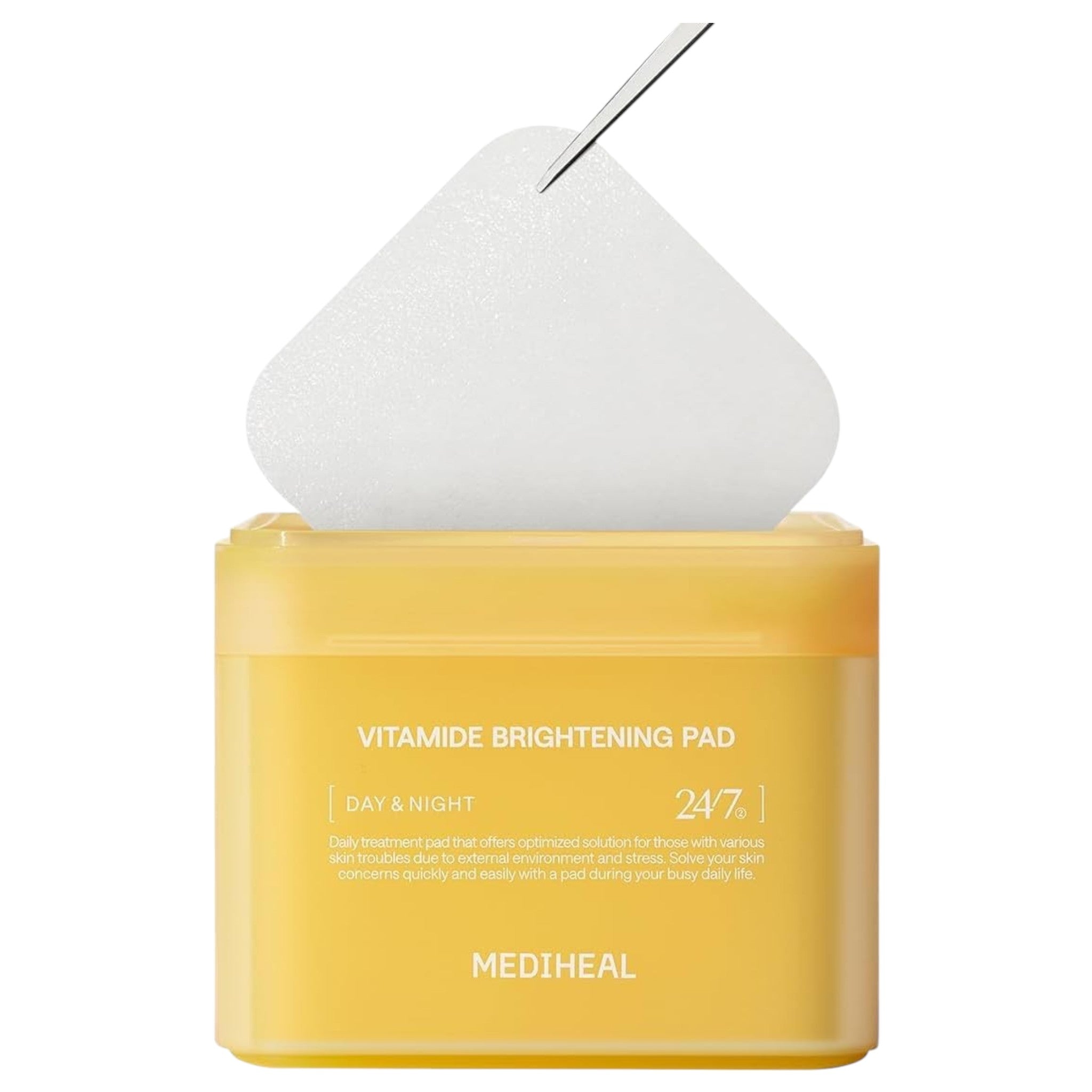 MEDIHEAL Square Toner Pad Vitamide 100 Pads 180mL (1–6 Packs)