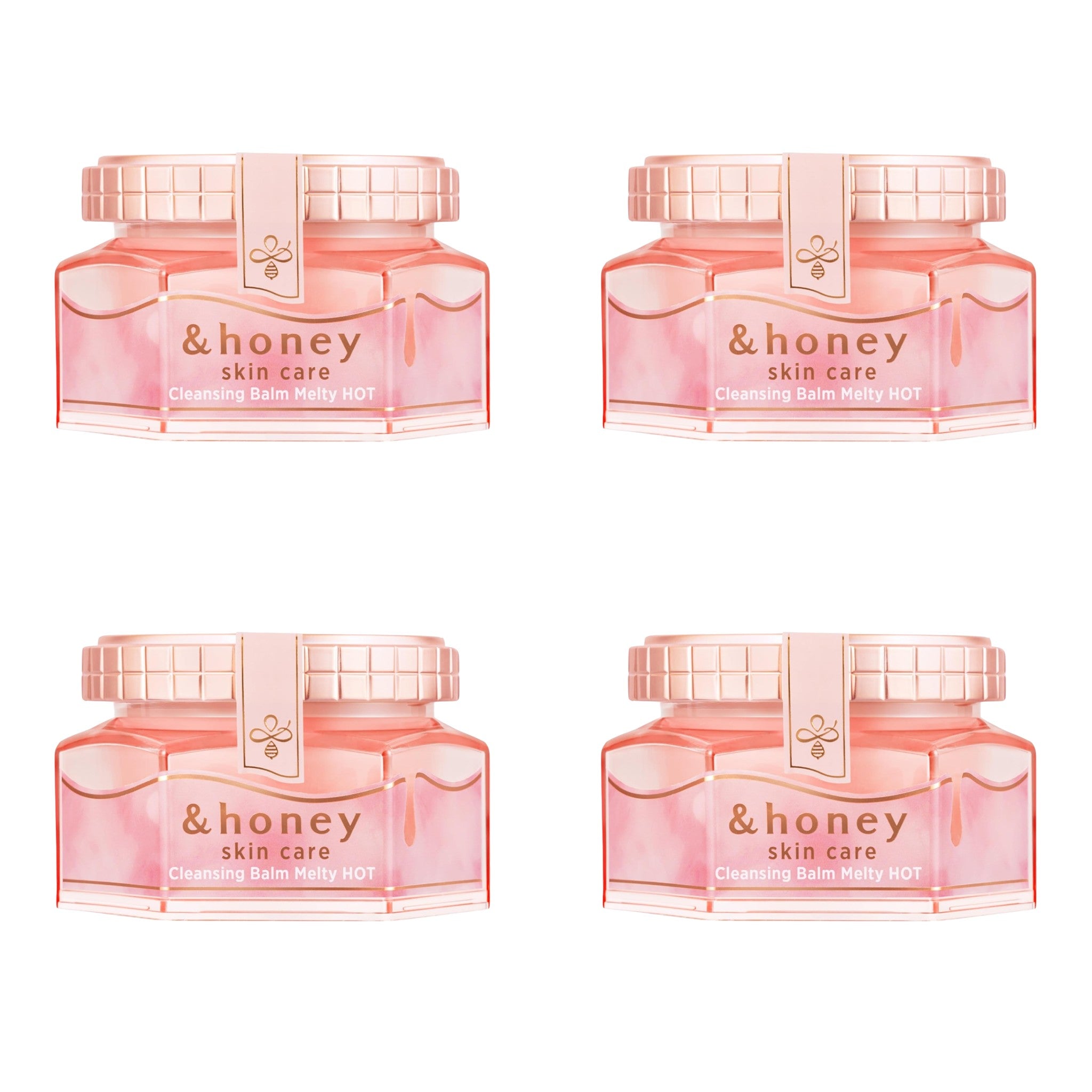 &honey Cleansing Balm Melty Hot 3.17 oz (90g) – 4 Packs