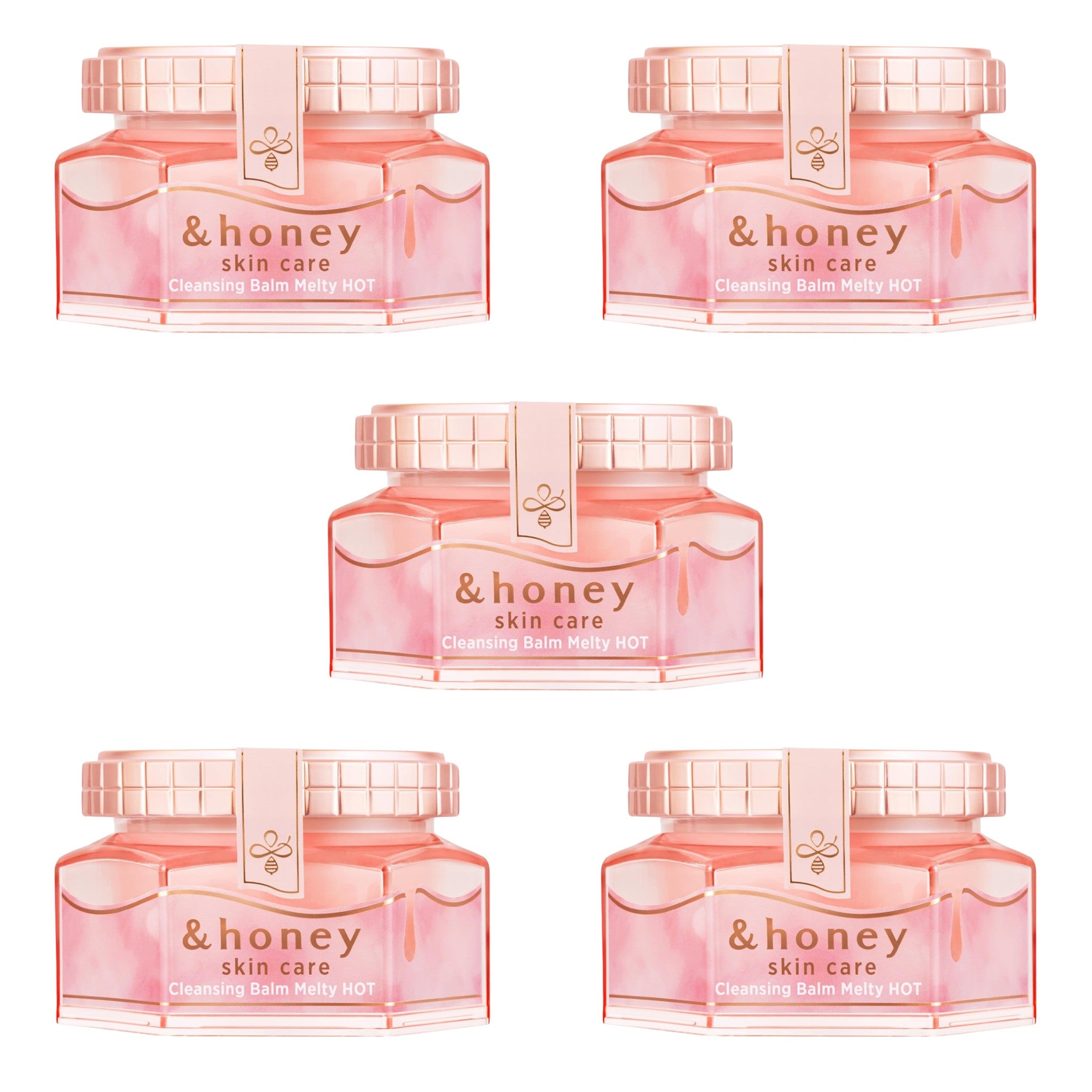 &honey Cleansing Balm Melty Hot 3.17 oz (90g) – 5 Packs