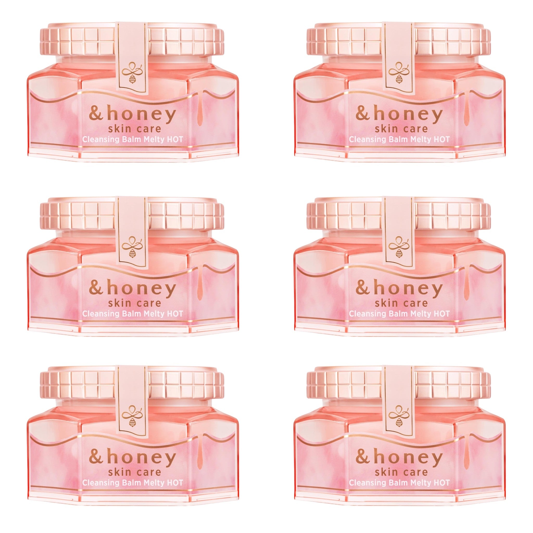 &honey Cleansing Balm Melty Hot 3.17 oz (90g) – 6 Packs