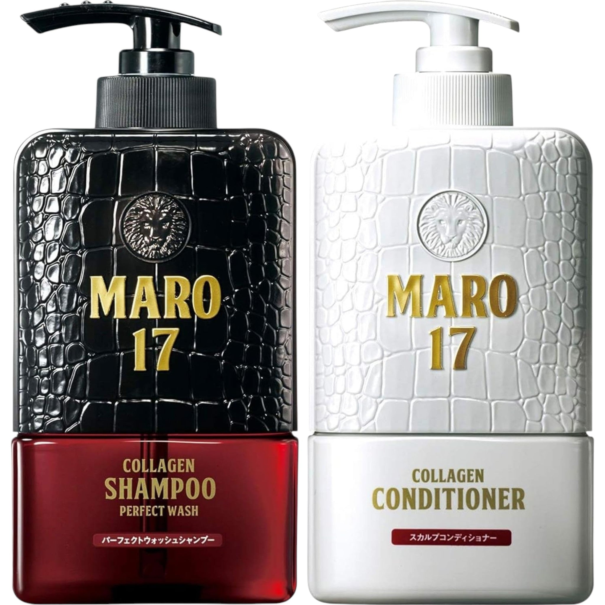 MARO17 Collagen Perfect Wash Shampoo & Scalp Conditioner Set 350ml x 2 for Men