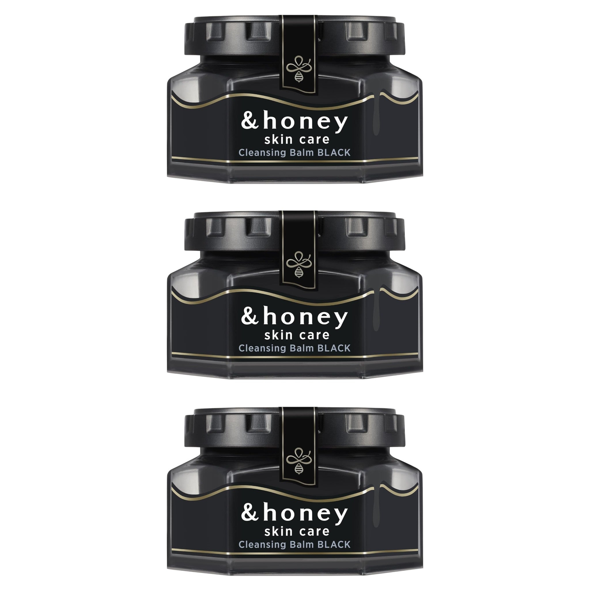 &honey Cleansing Balm Black 3.17 oz (90g) – 3 Packs