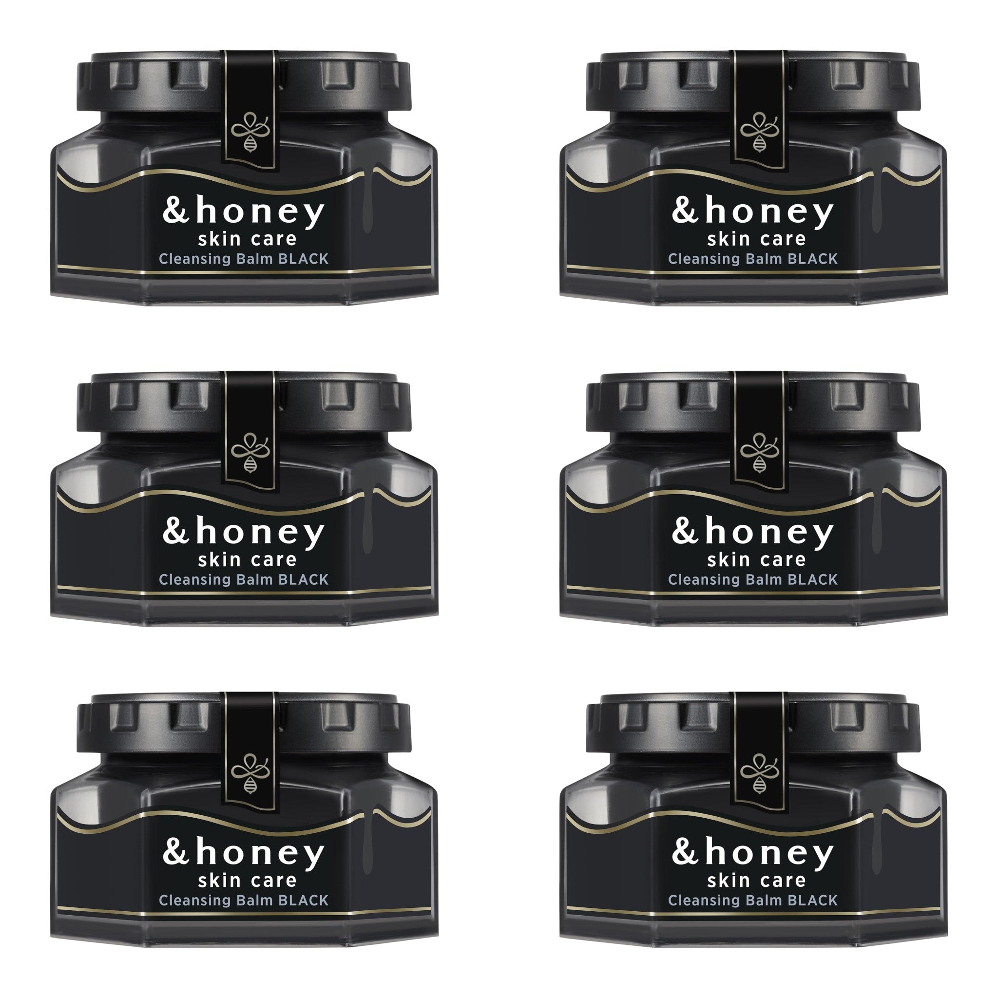 &honey Cleansing Balm Black 3.17 oz (90g) – 6 Packs