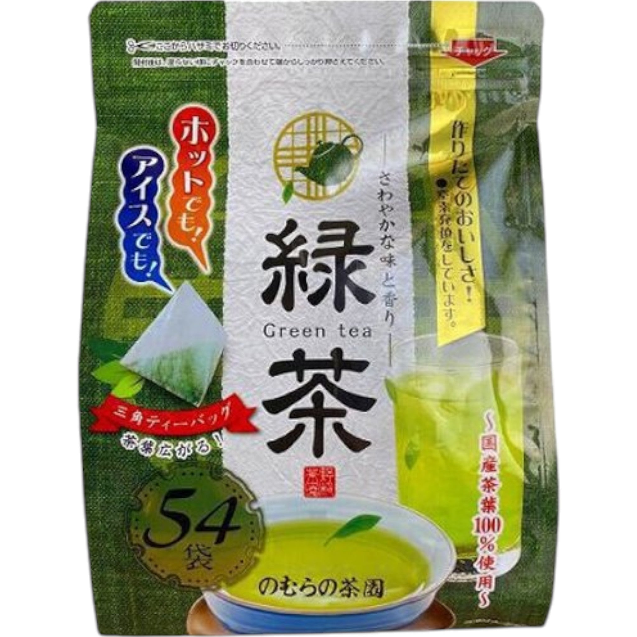 Nomurano Chaen Green Tea Triangle Tea Bags 3g ร 54 Packs