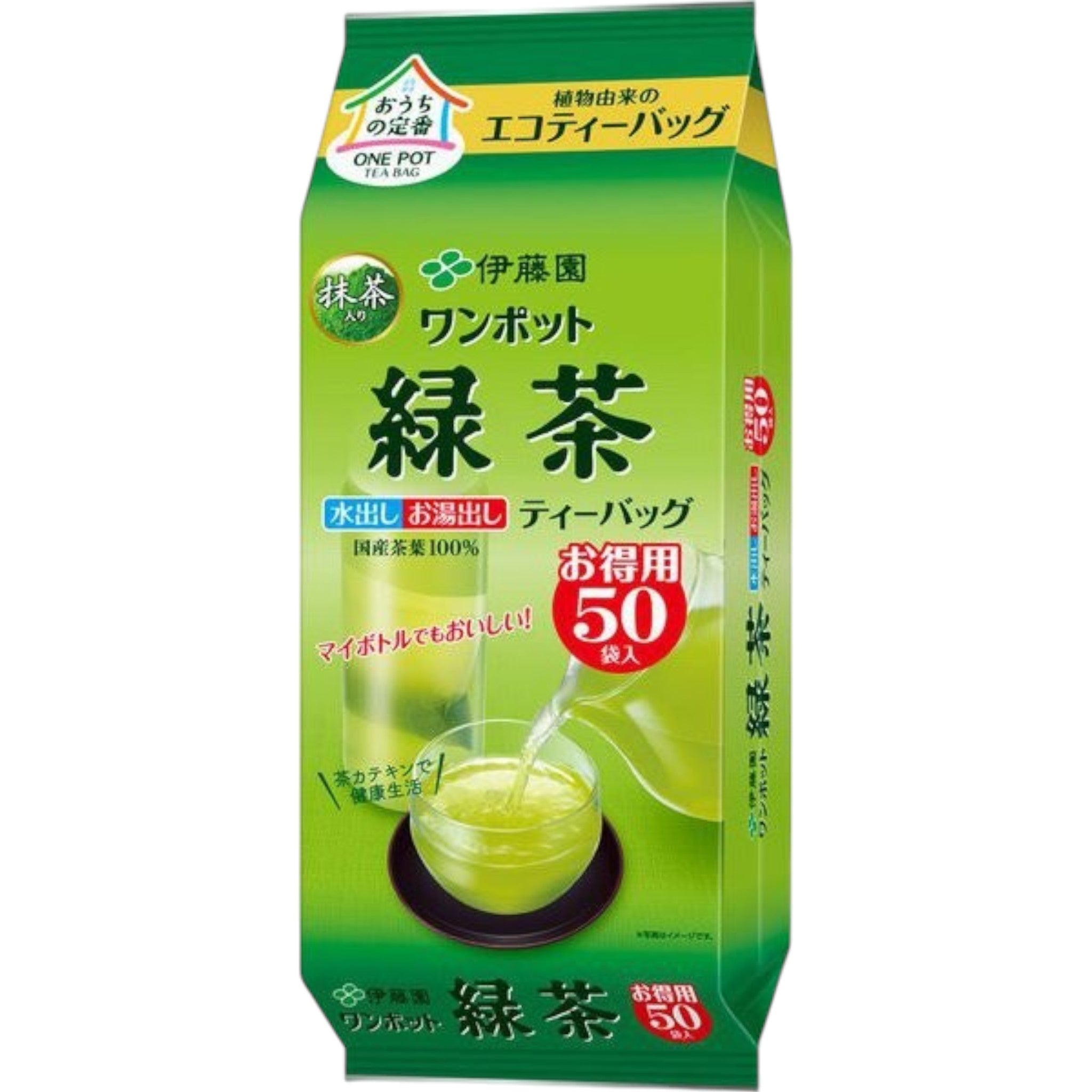 Ito En One-Pot Matcha Green Tea Eco Tea Bags 3.0g ร 50 Packs