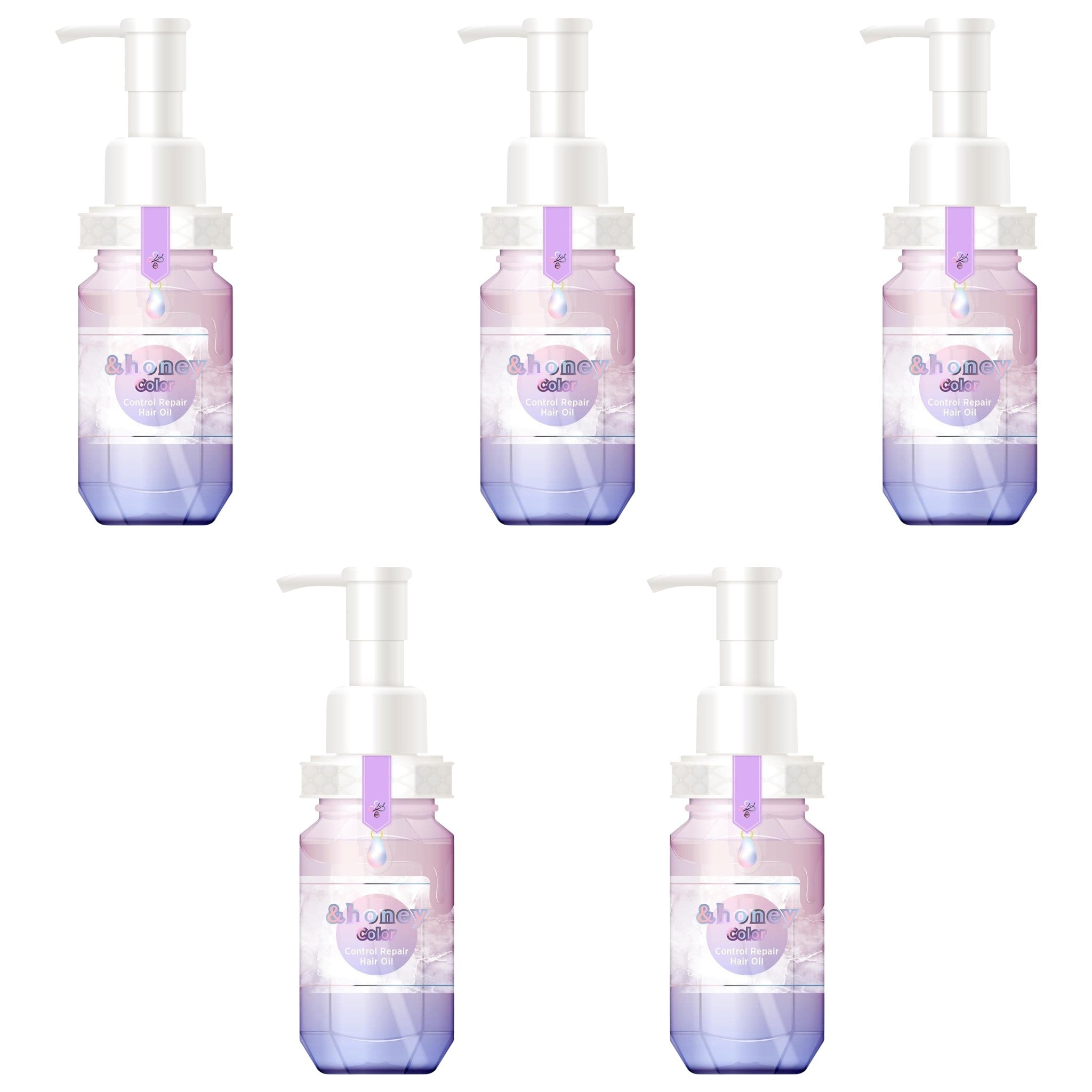 &honey Color Control Repair Hair Oil 3.4 fl oz (100mL) × 5