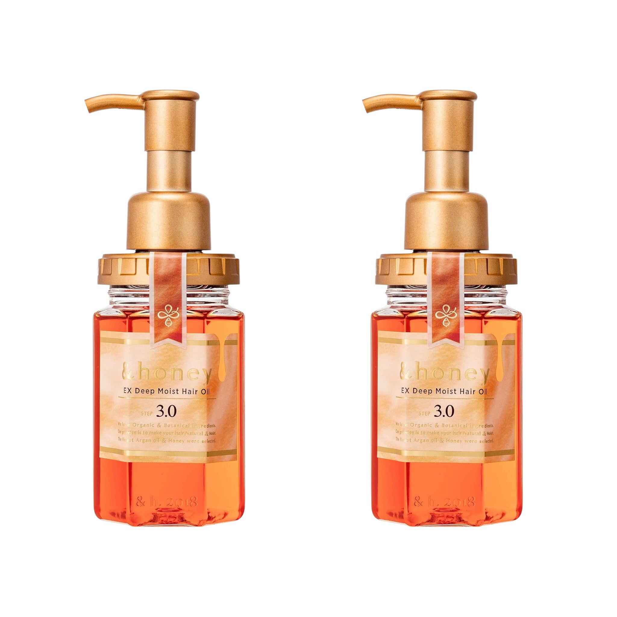 &honey EX Deep Moist Hair Oil 3.4 fl oz (100mL) × 2