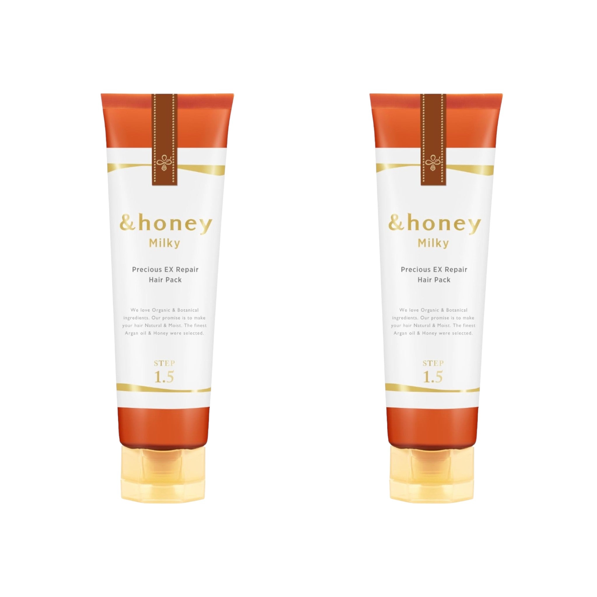 &honey Milky Precious EX Repair Hair Pack Creamy 4.6 oz (130g) × 2