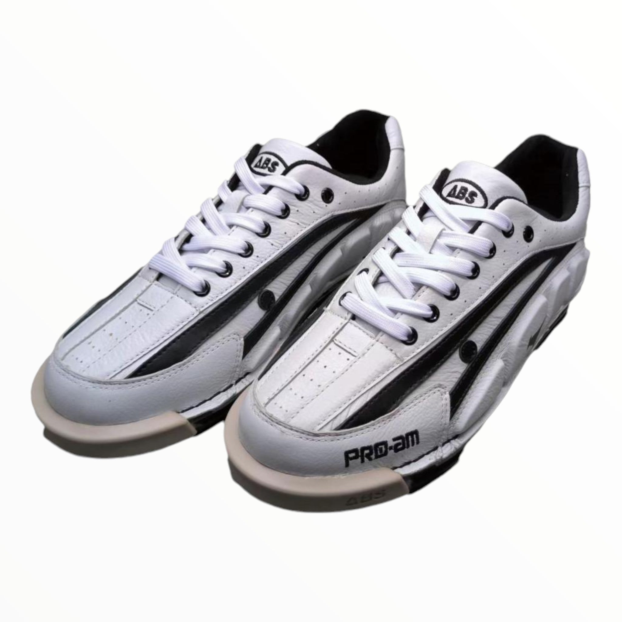 ABS NV-6 Kangaroo Leather Bowling Shoes (Black/Silver) | highplacejp