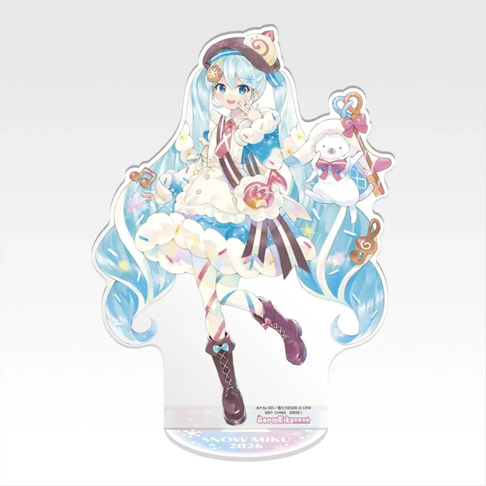 Ichiban Kuji Hatsune Miku Vocaloid Prize B Snow Miku 2026 KEI Illustration Big Acrylic Stand