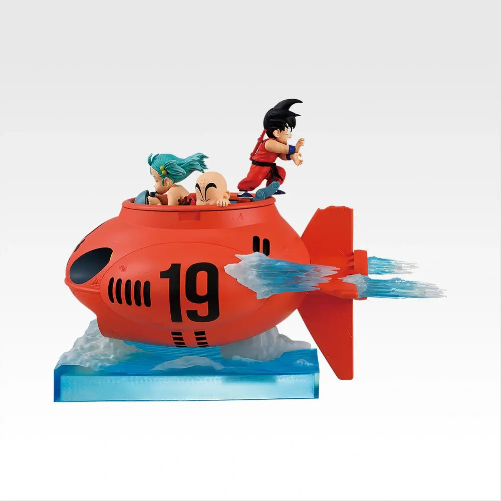Ichiban Kuji Dragon Ball Son Goku, Bulma & Krillin Submarine Prize D Figure