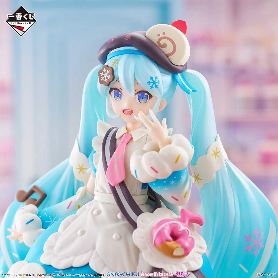 Ichiban Kuji Hatsune Miku Vocaloid Prize A Snow Miku 2026 KEI Illustration Edition Figure