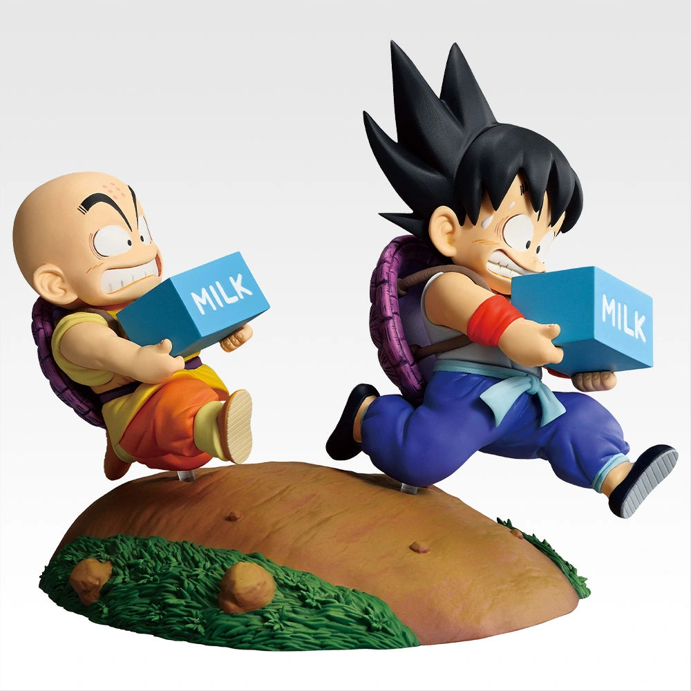 Ichiban Kuji Dragon Ball Son Goku & Krillin Milk Delivery Prize A Figure