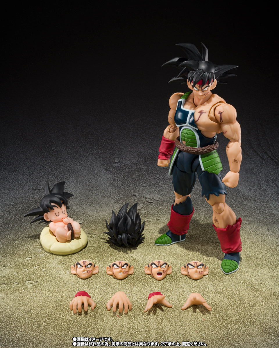 Dragon Ball Z S.H.Figuarts Bardock Father of Goku with Baby Kakarot