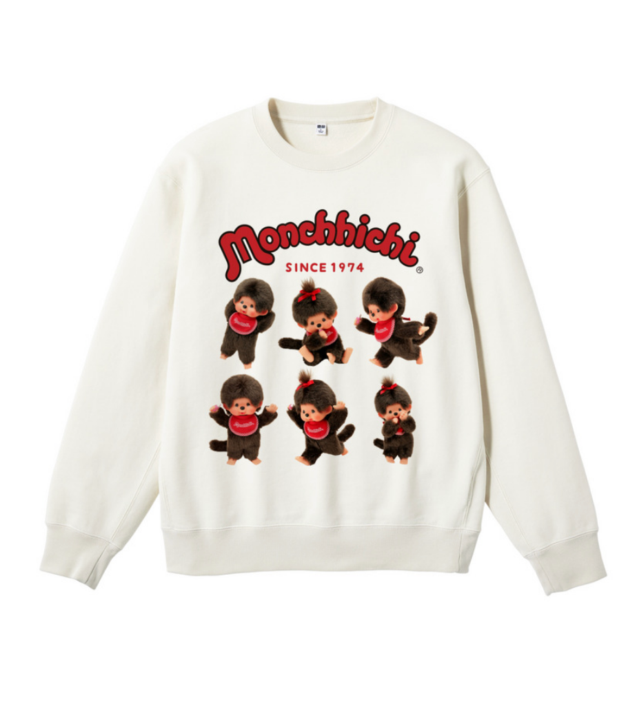 UNIQLO UT Monchhichi Custom Sweatshirt (Type F)
