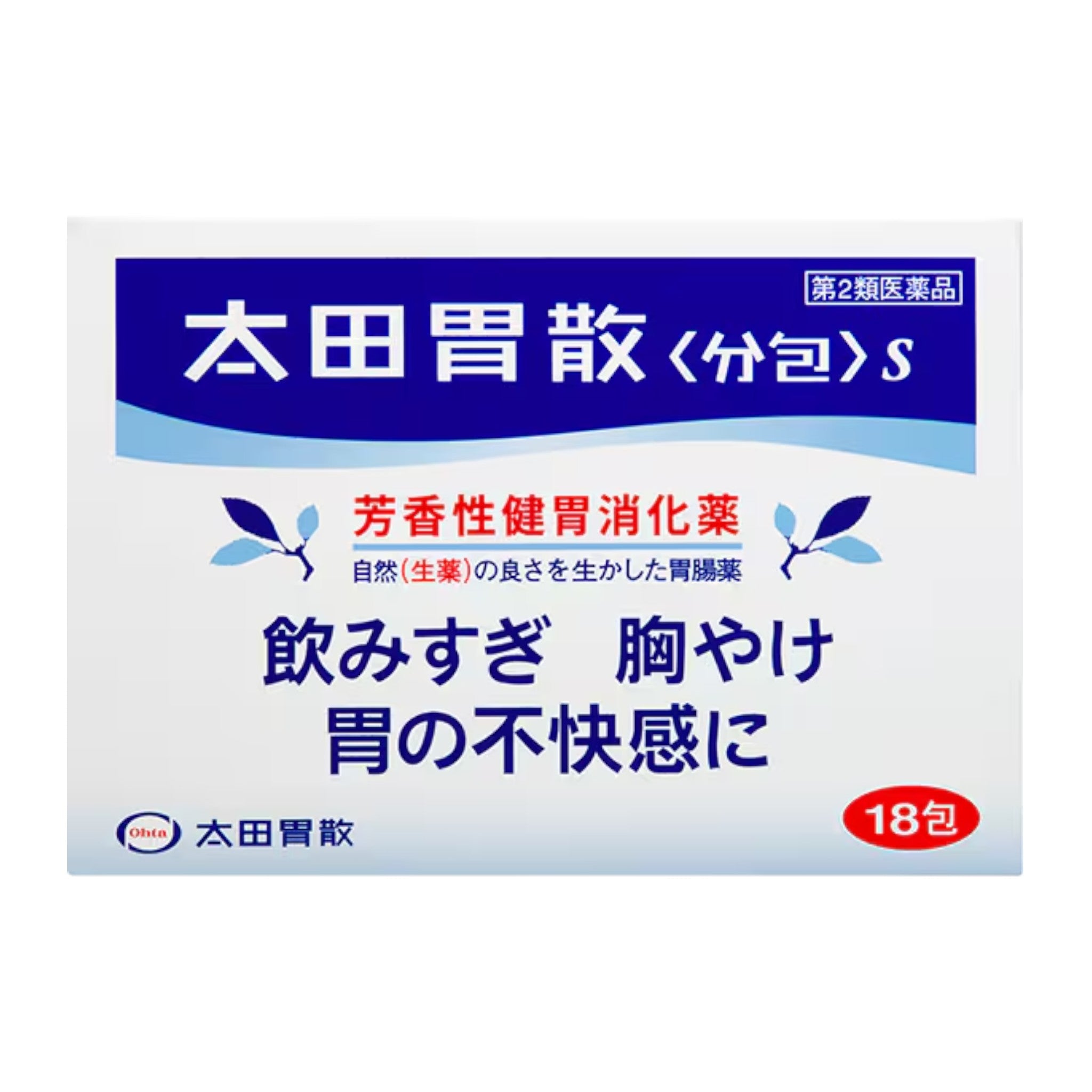 Ohta's Isan Antacid Powder Sachet S - 18 Packs
